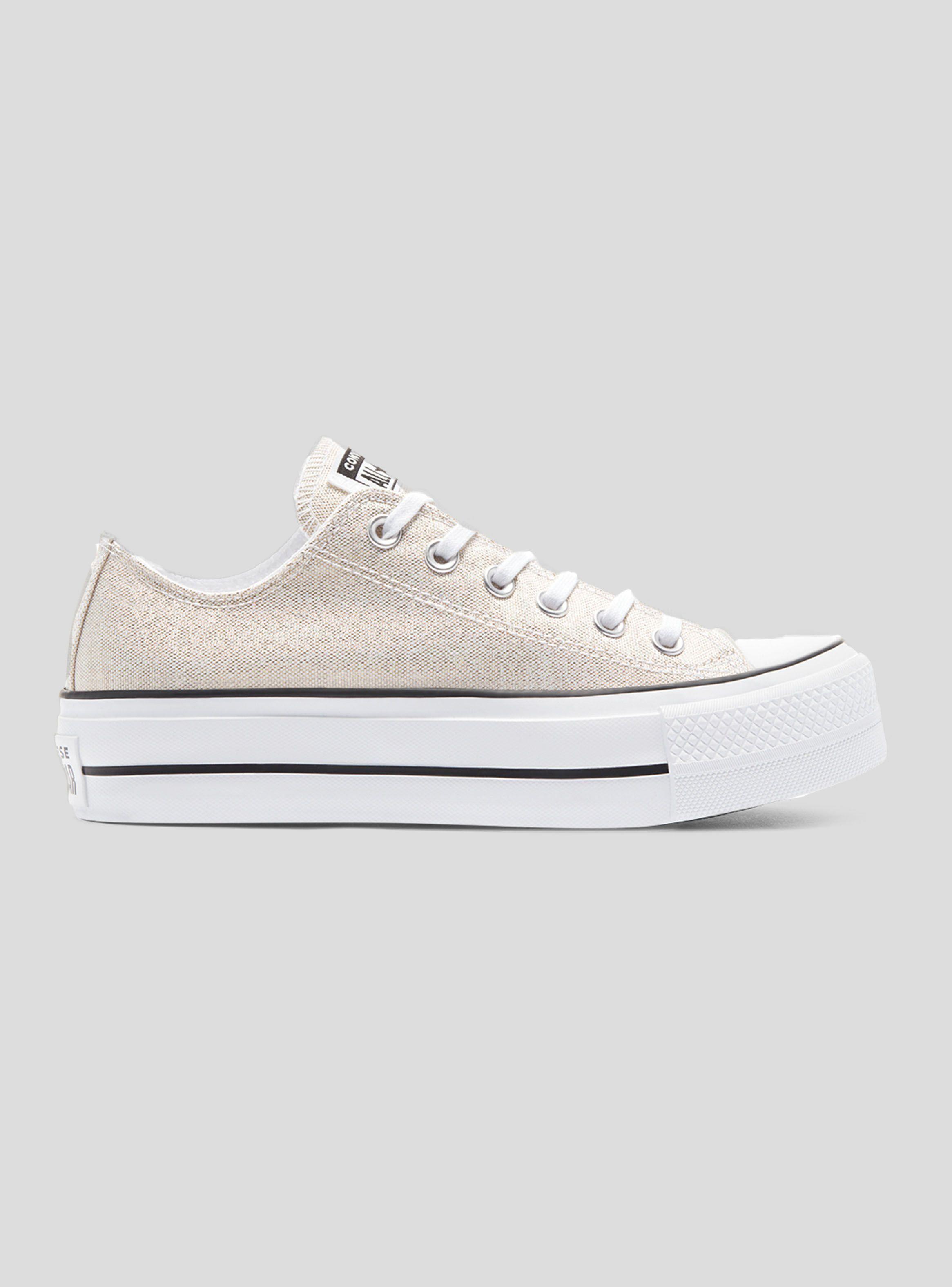 Zapatilla Urbana Converse Mujer Chuck Taylor All Star Lift Gris-0