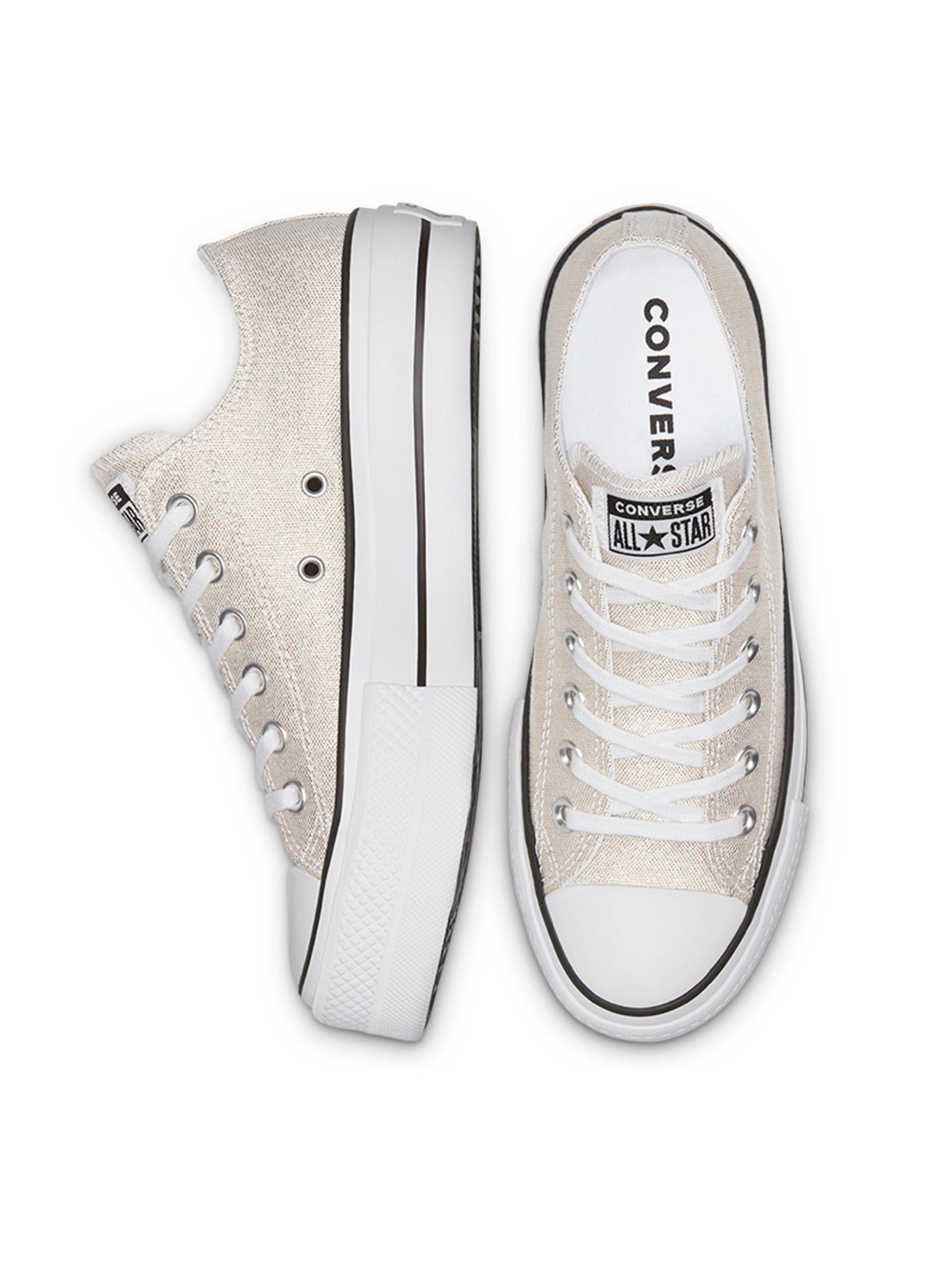 Zapatilla Urbana Converse Mujer Chuck Taylor All Star Lift Gris-2