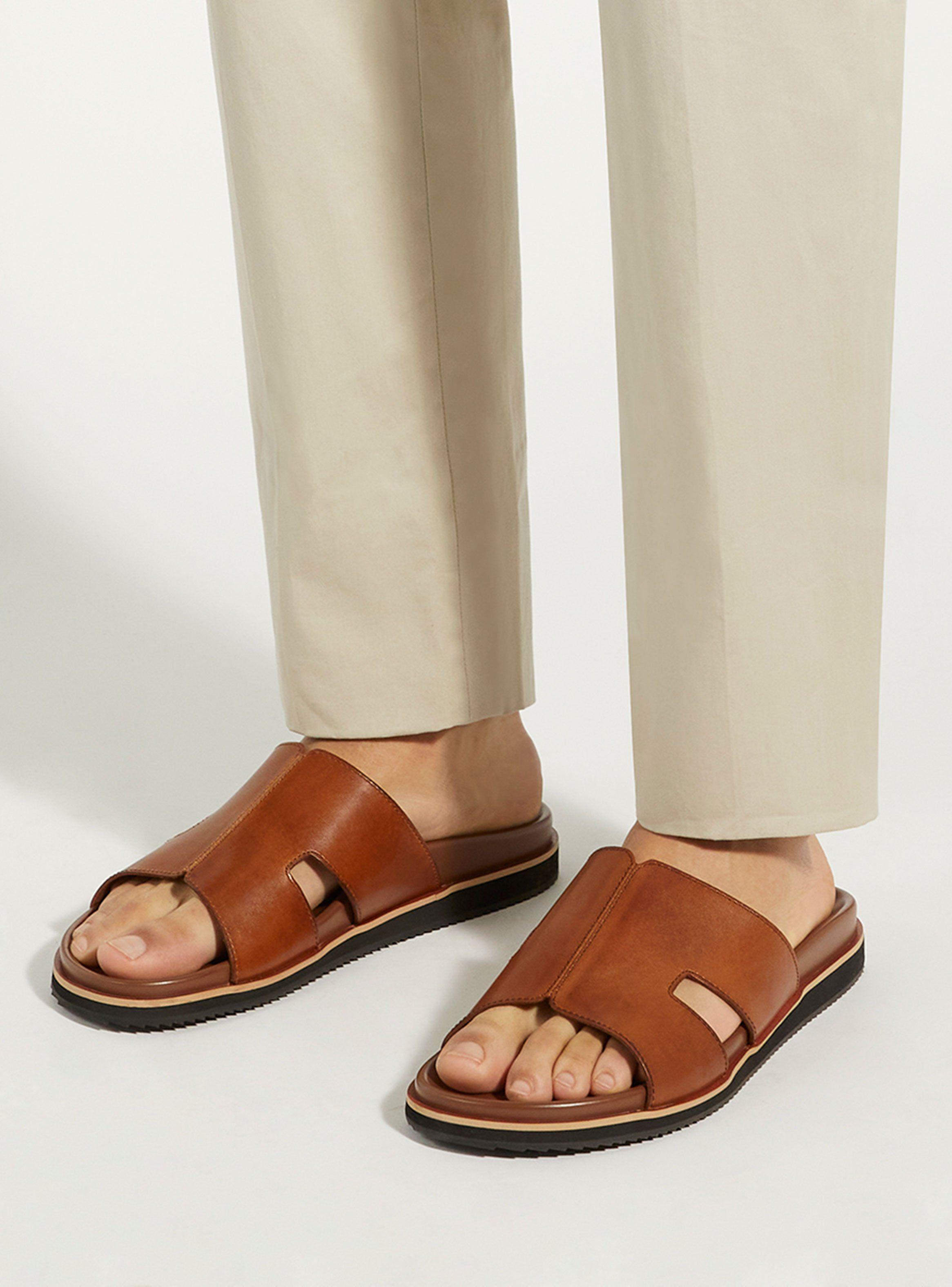 Sandalia Insight Cuero Hombre-0