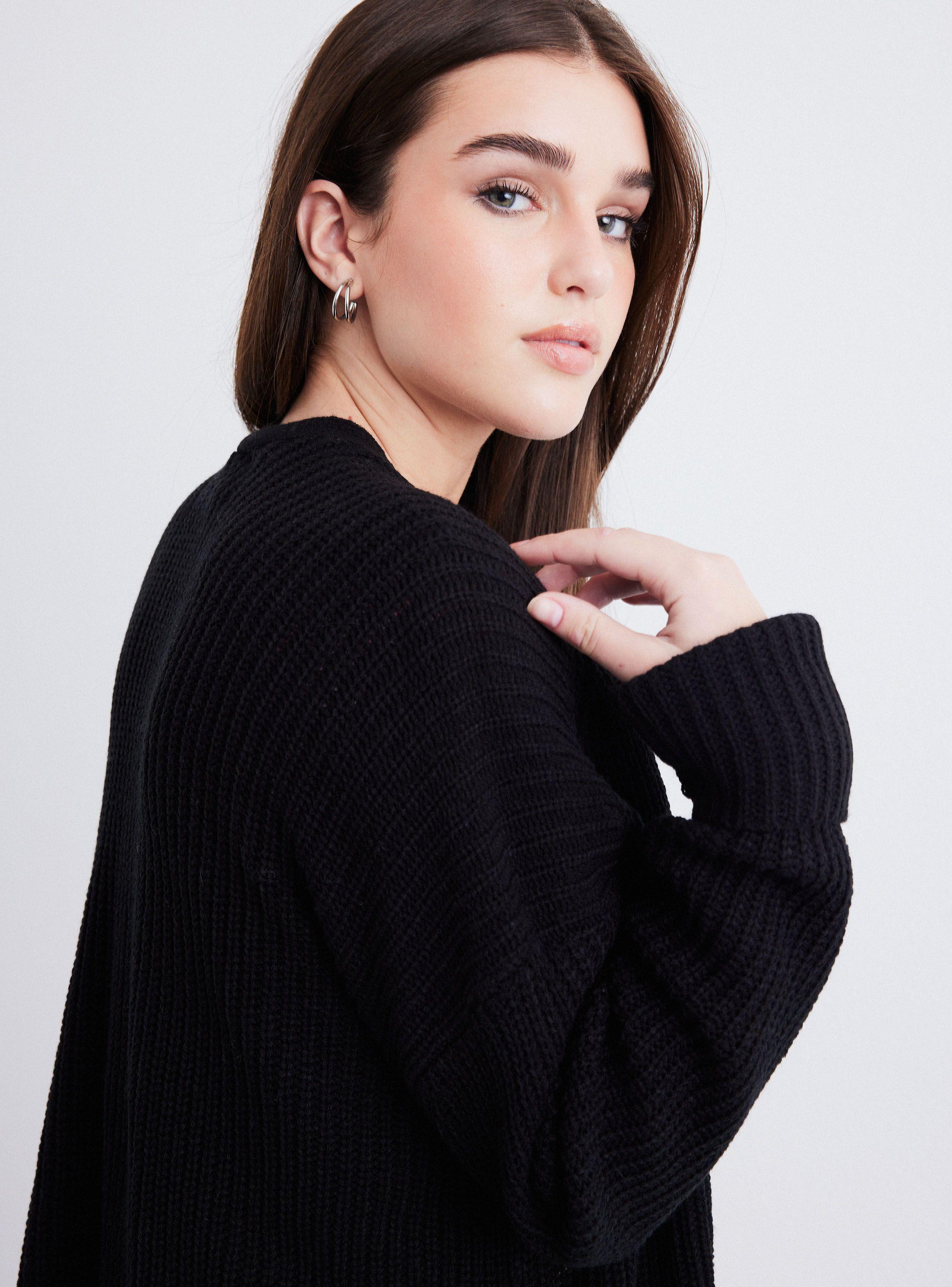 Chaleco Cardigan Bolsillos Frontales-3