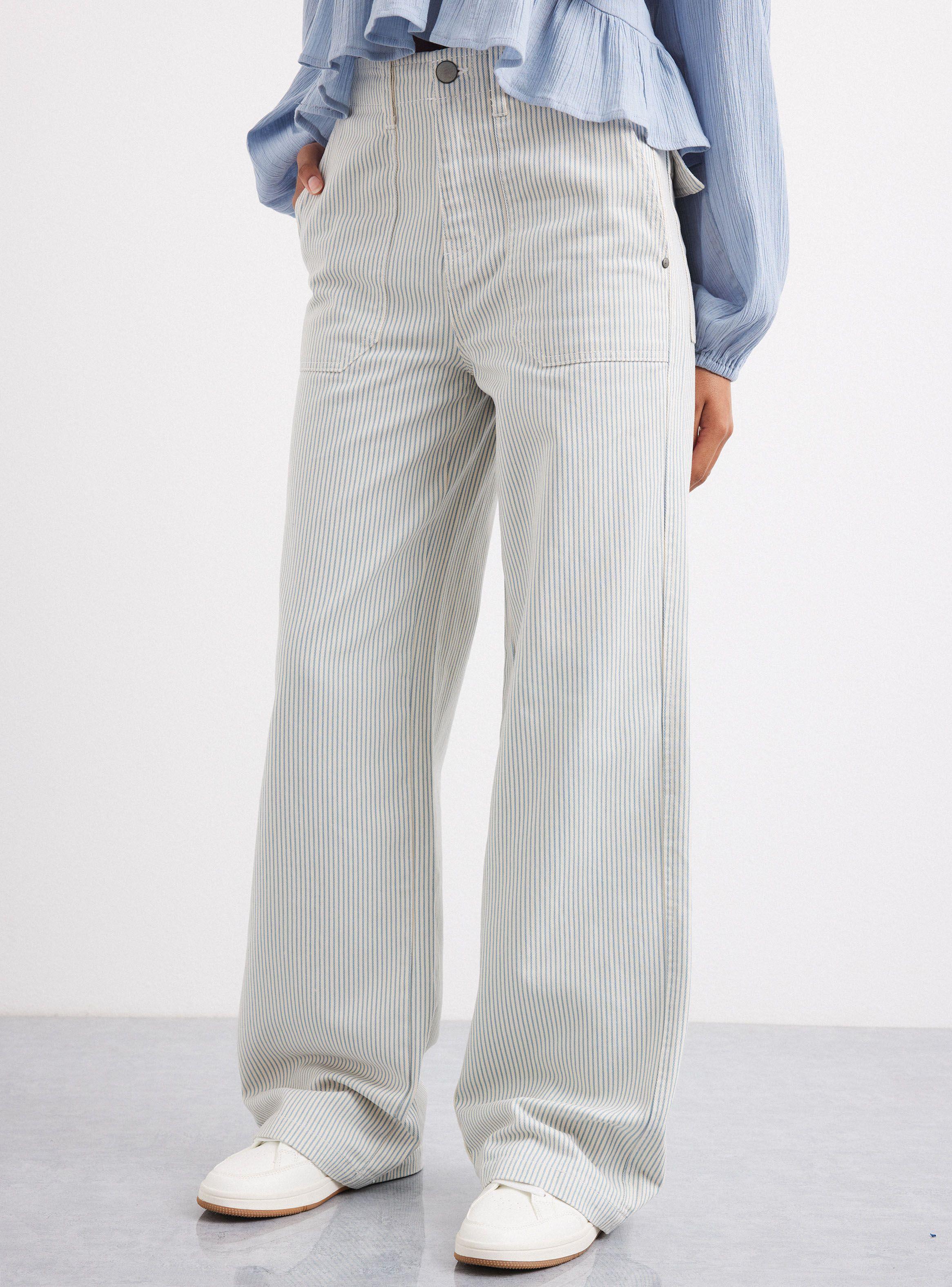 Pantalón Wide Leg Full Print-0