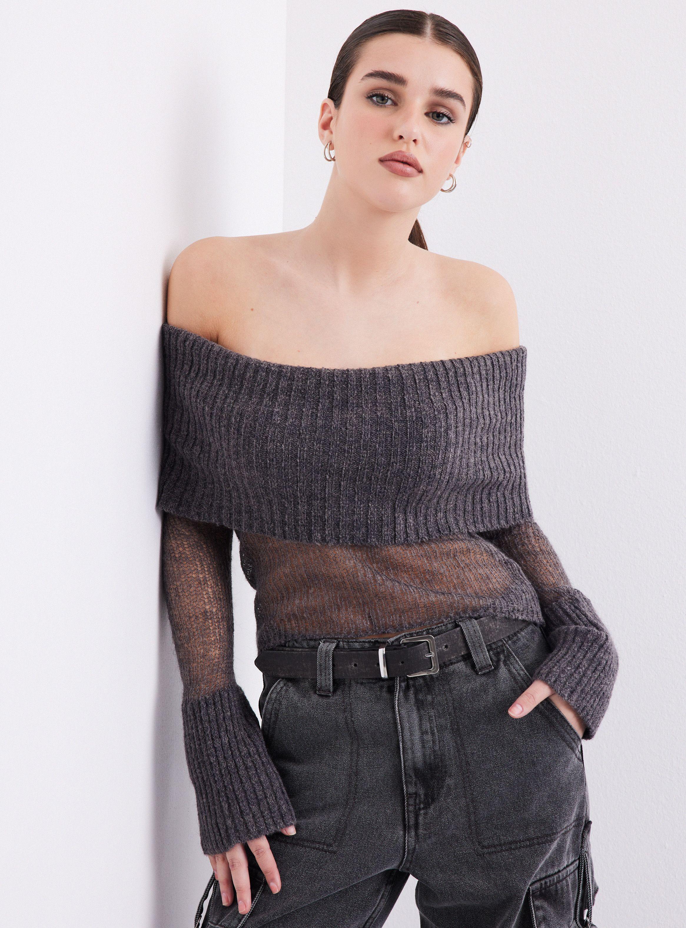 Sweater Liviando Off Shoulder-0