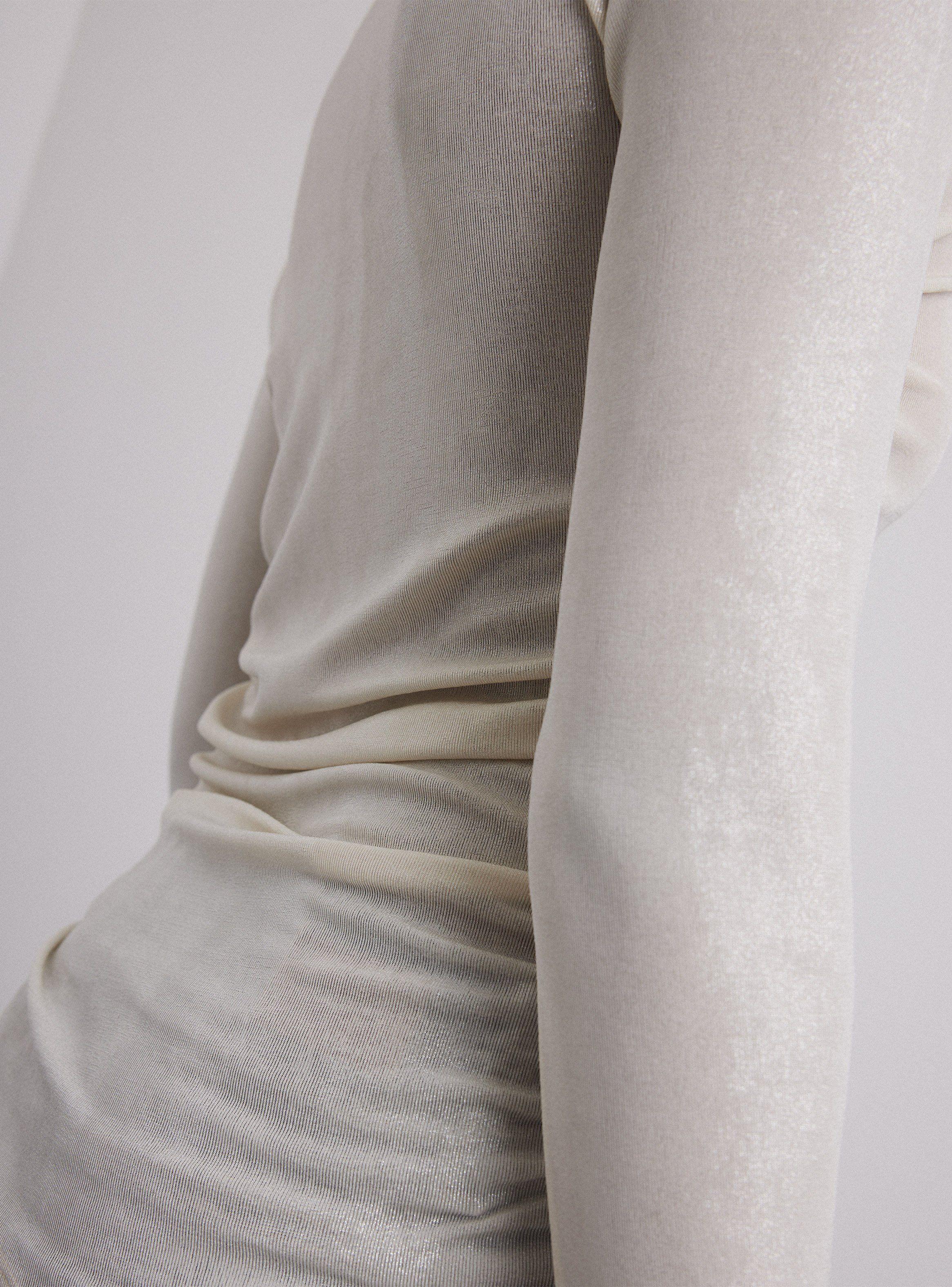 Polera Cuello Asimétrico Efecto Lurex-3