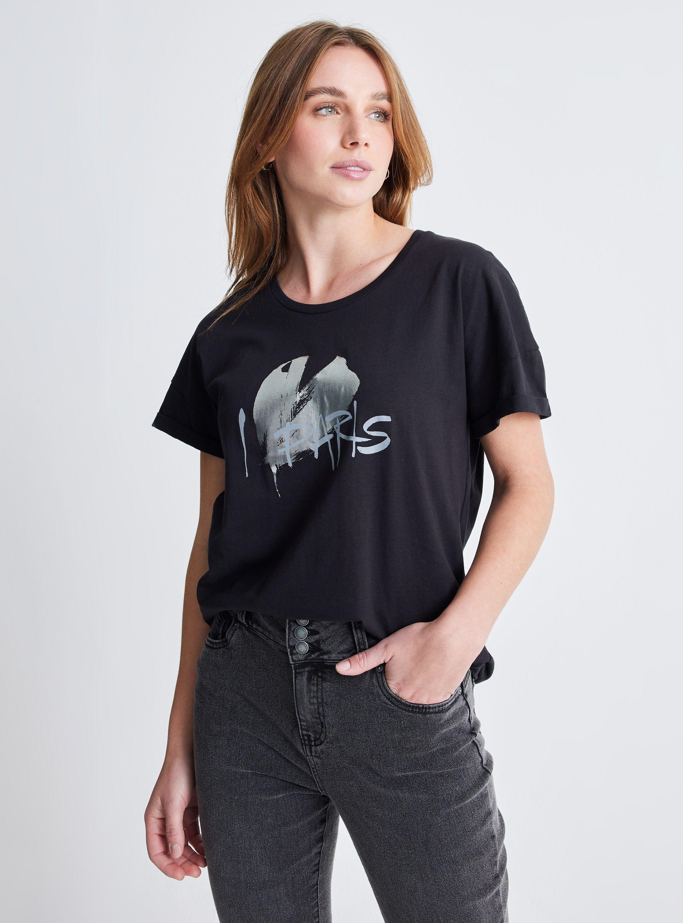 Polera Estampado Frontal Formas y Colores-0