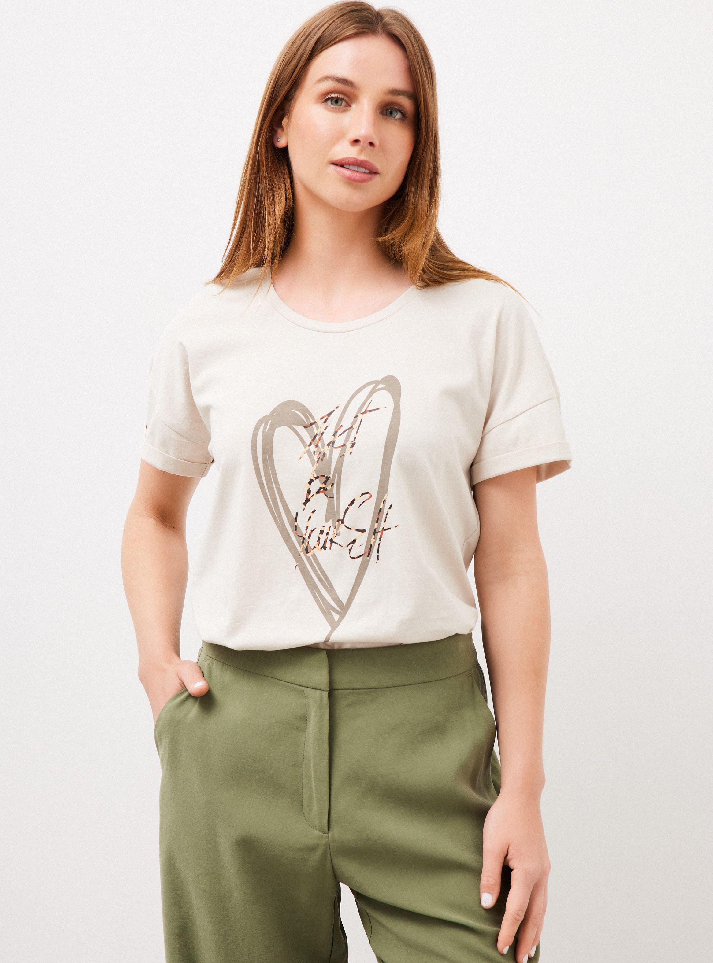 Polera Estampado Frontal Formas y Colores-0
