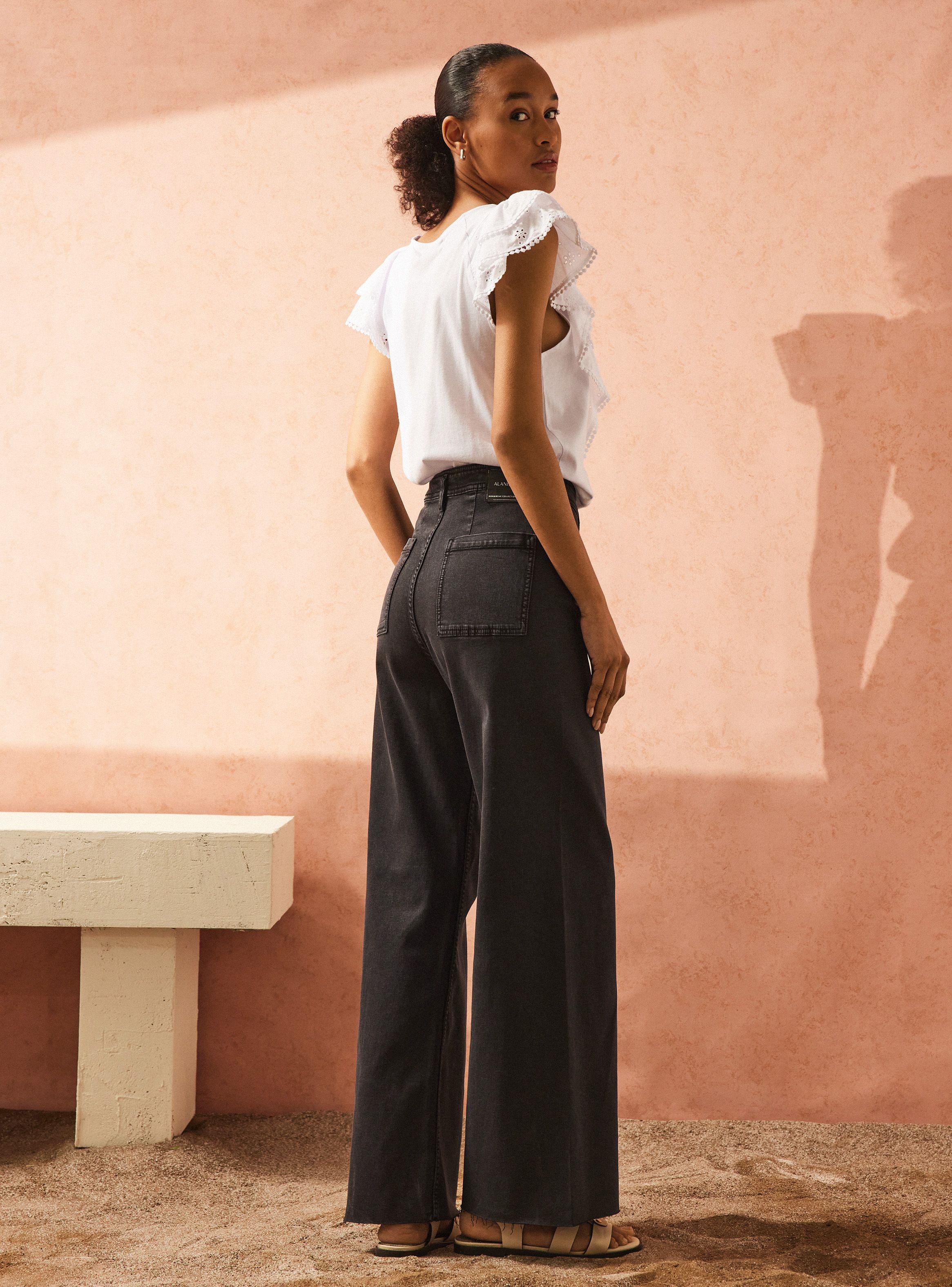 Jeans Wide Leg Tiro Alto-5