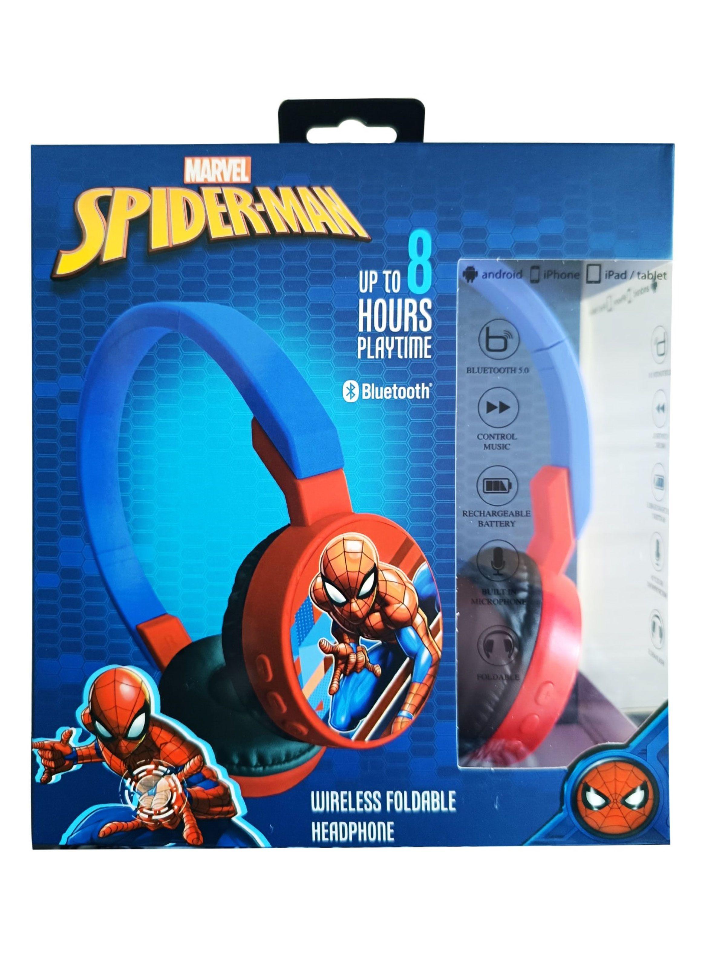 Audífono Inalámbrico Plegable Bluetooth 5.0 Spider-Man-2