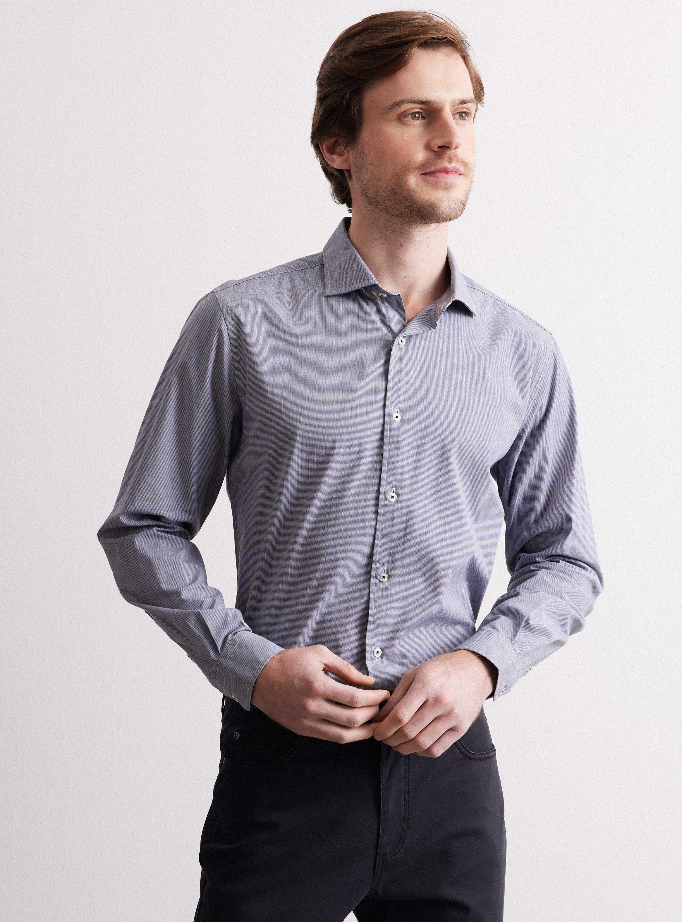 Camisa Pie de Poule-0