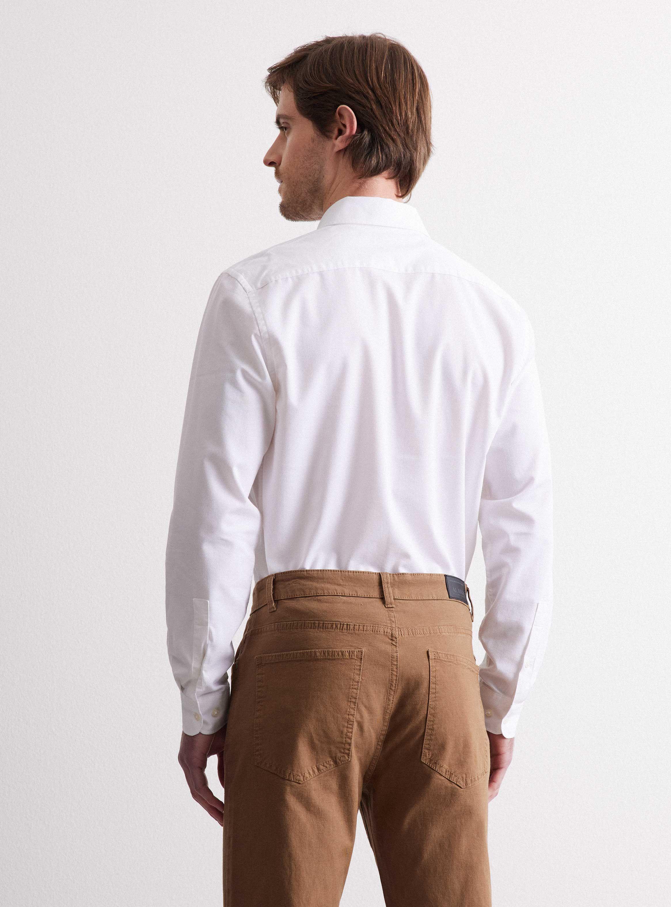 Camisa Texturada Casual-1