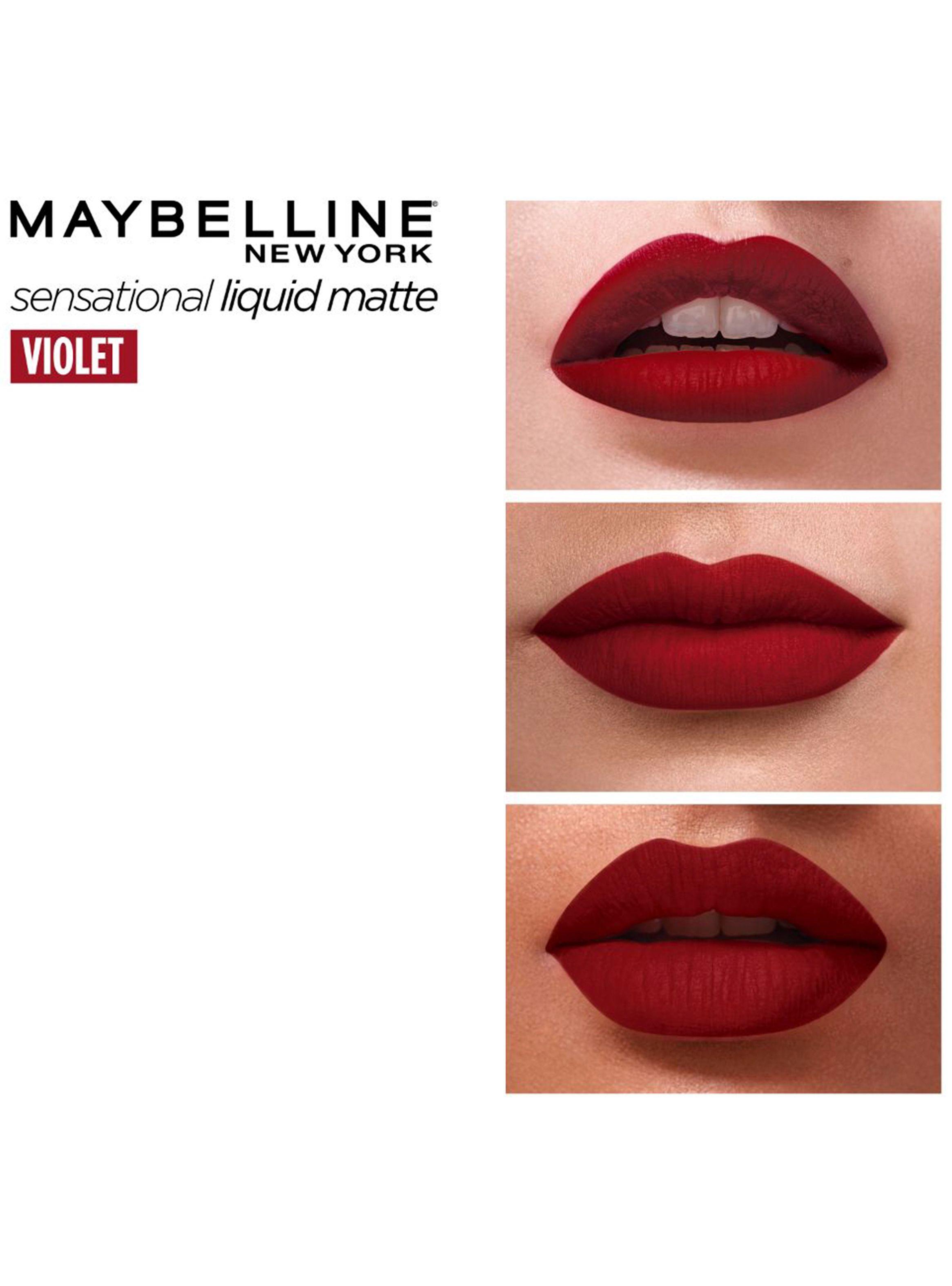 Labial Sensational Liquid Matte Maybelline-3