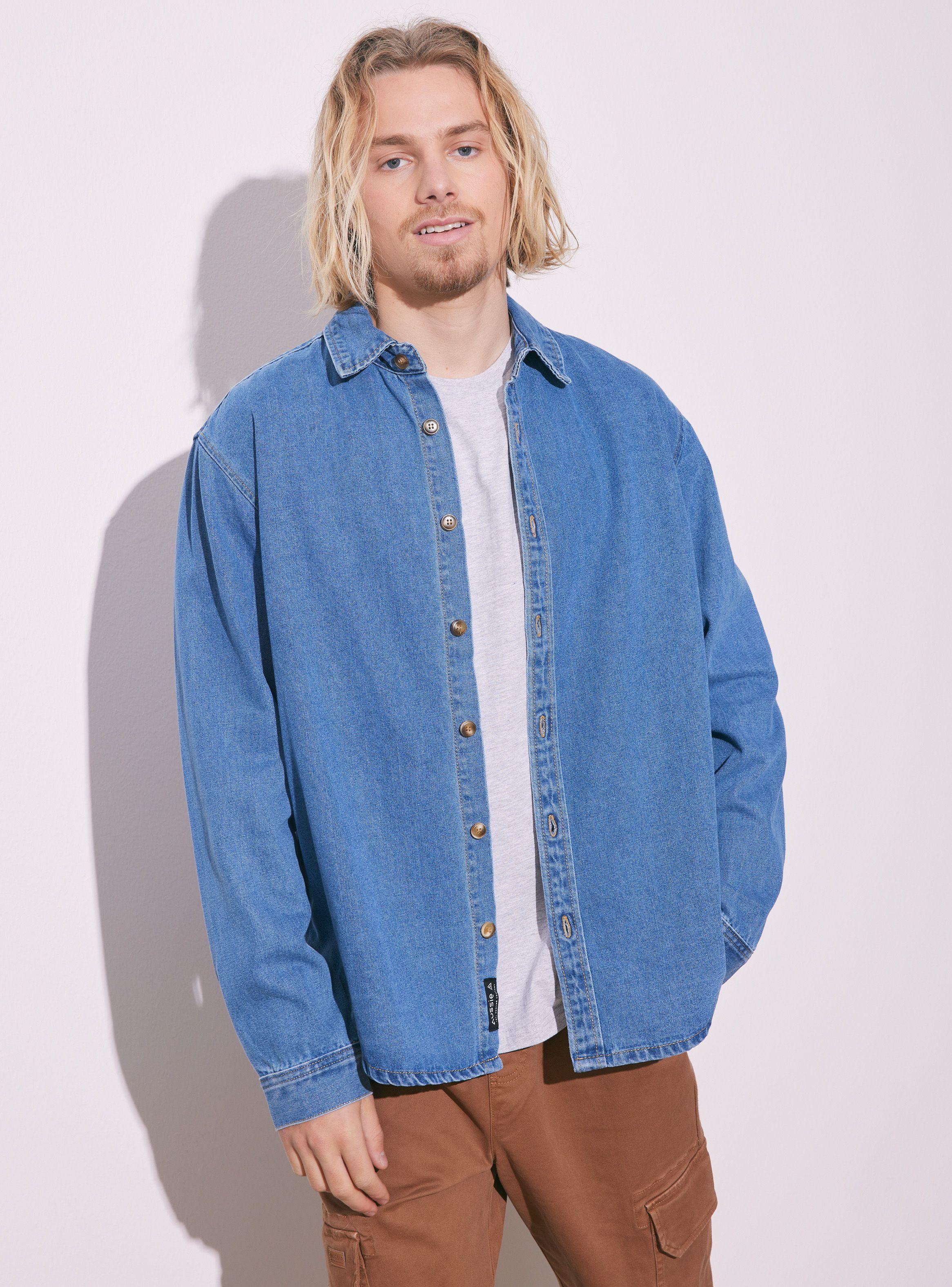 Camisa Denim Lavado de Vestir-0