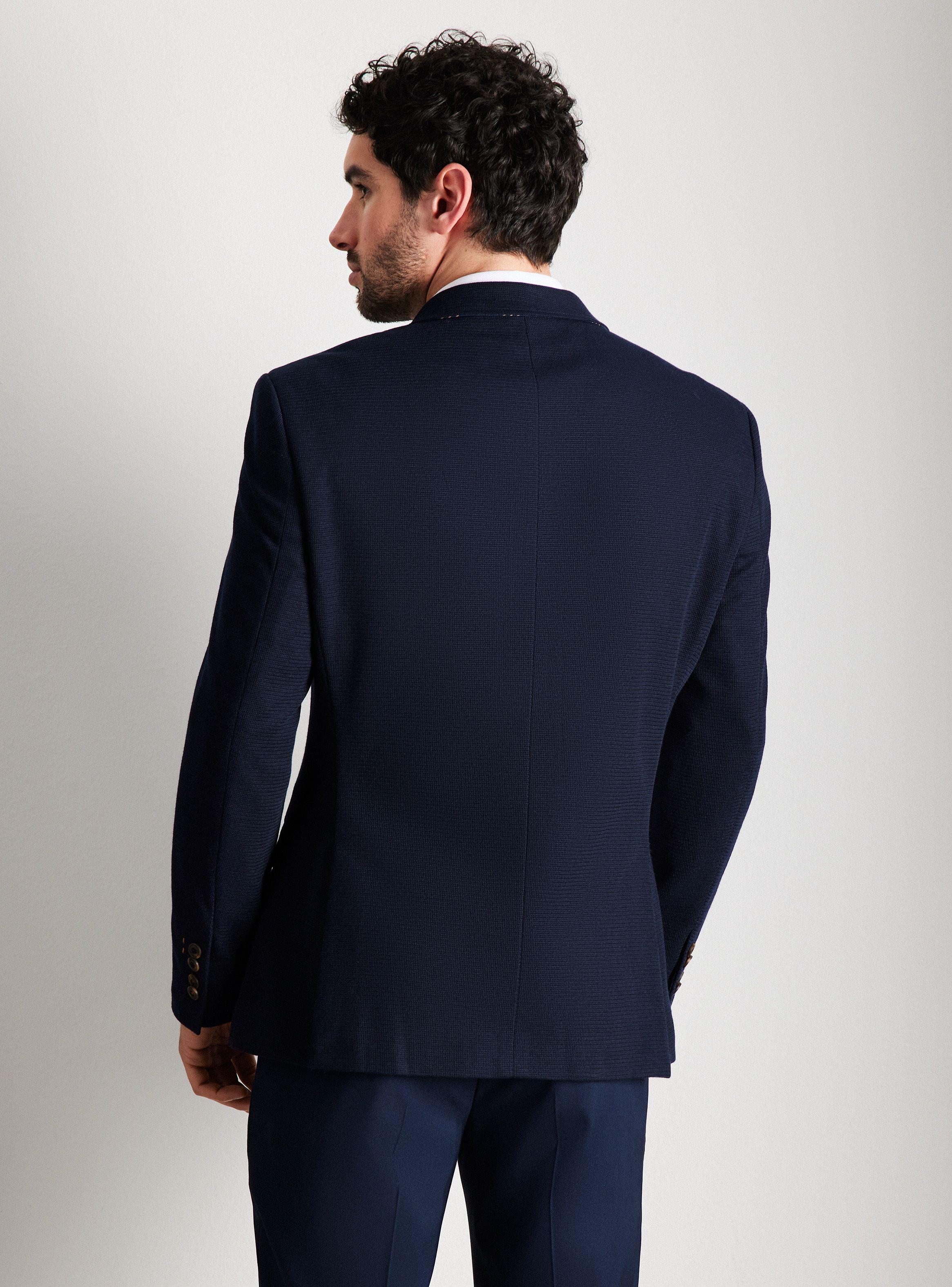 Vestón Recto Slim Fit Navy-1