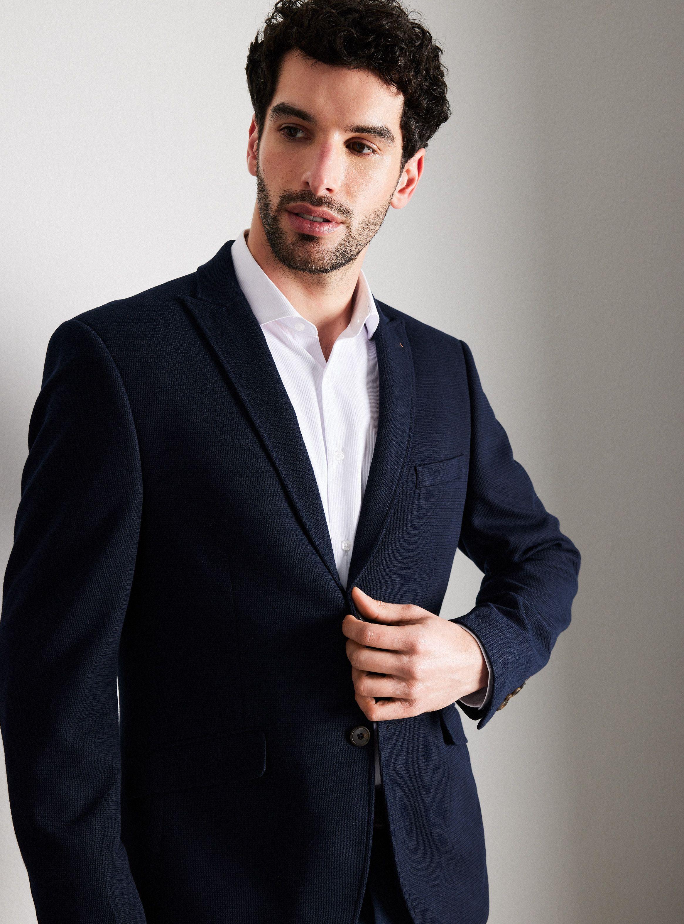 Vestón Recto Slim Fit Navy-2