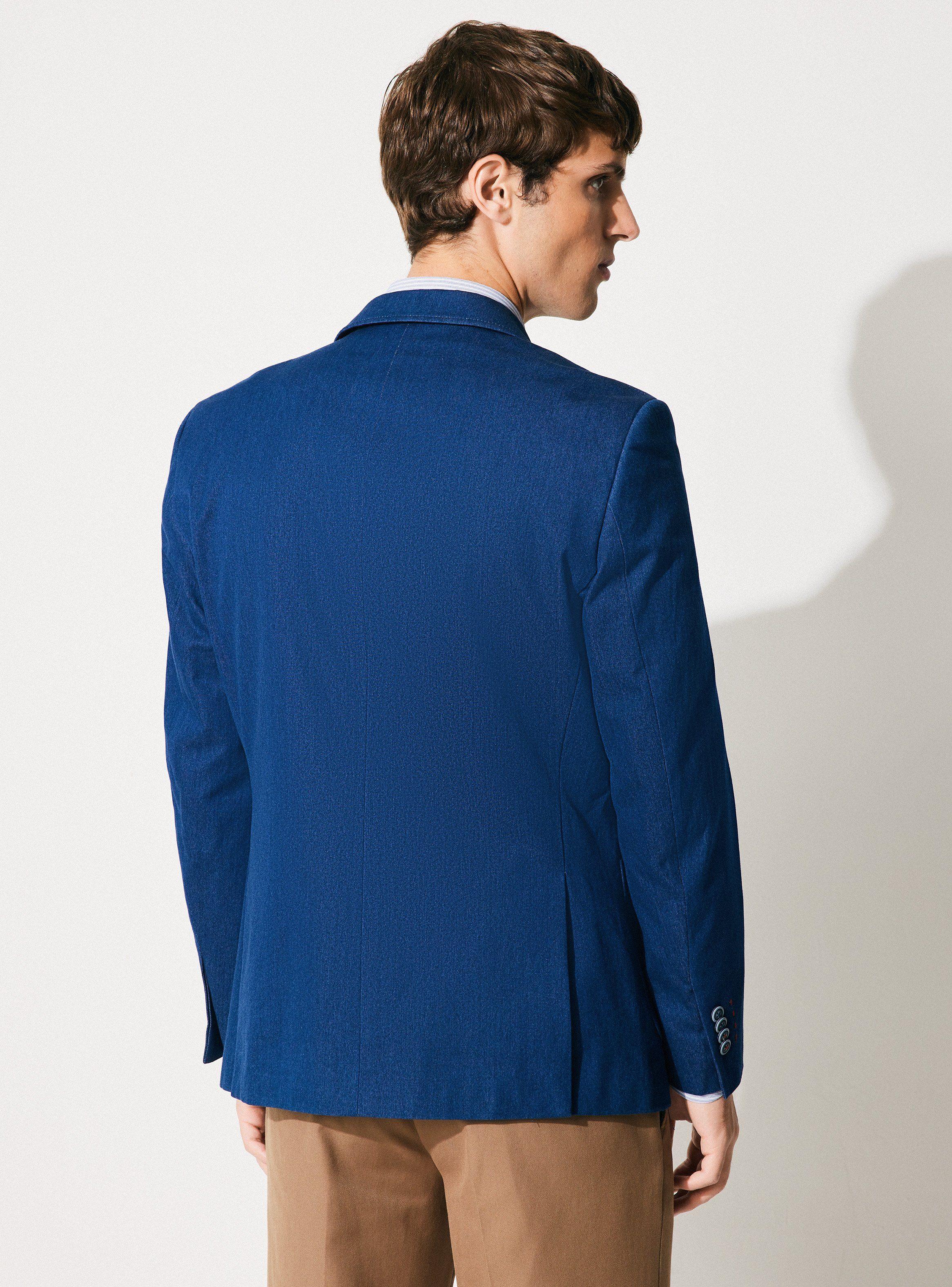Blazer Vestón Recto Liso Slim Fit de Alaniz
