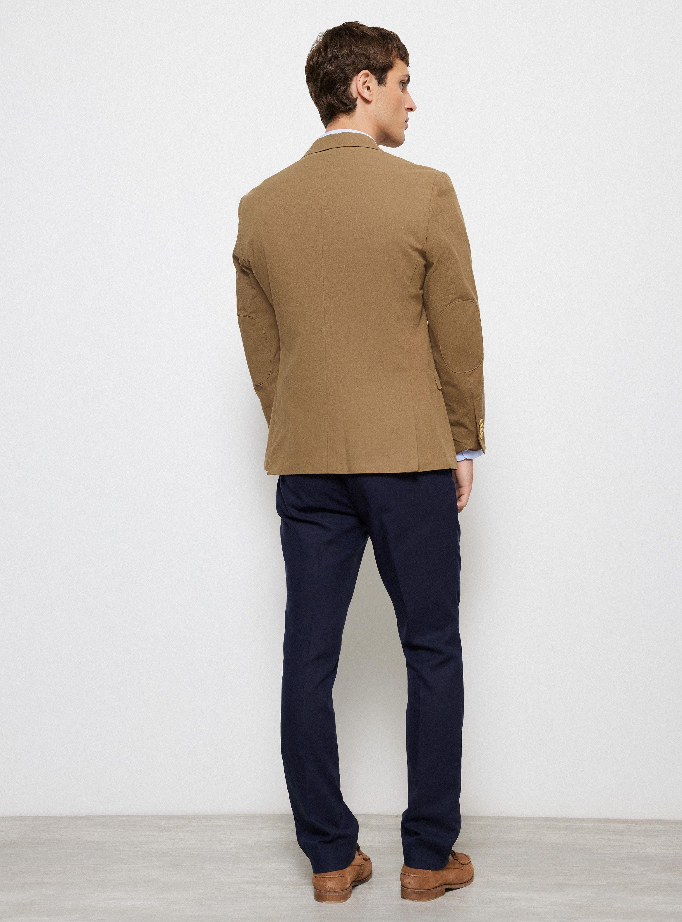Vestón Slim Fit con Lino-5