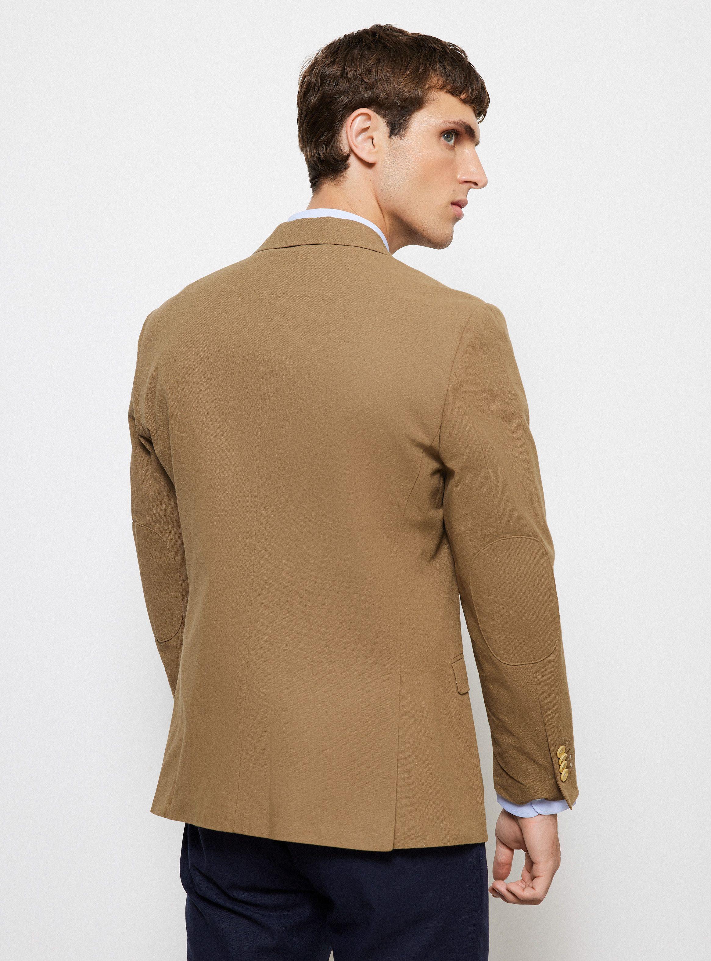 Vestón Slim Fit con Lino-1