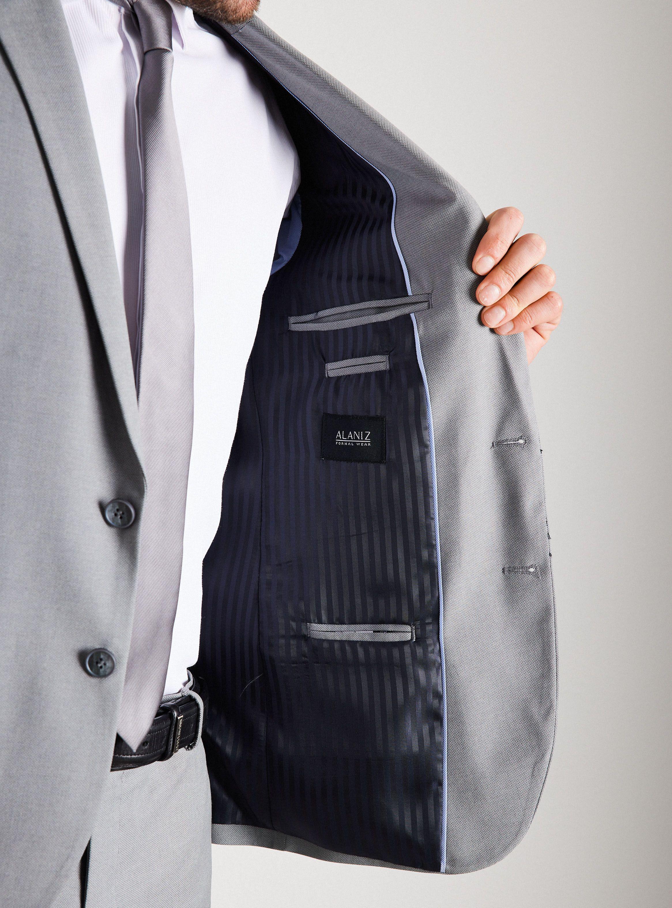 Traje Recto Texturado Slim Fit-3