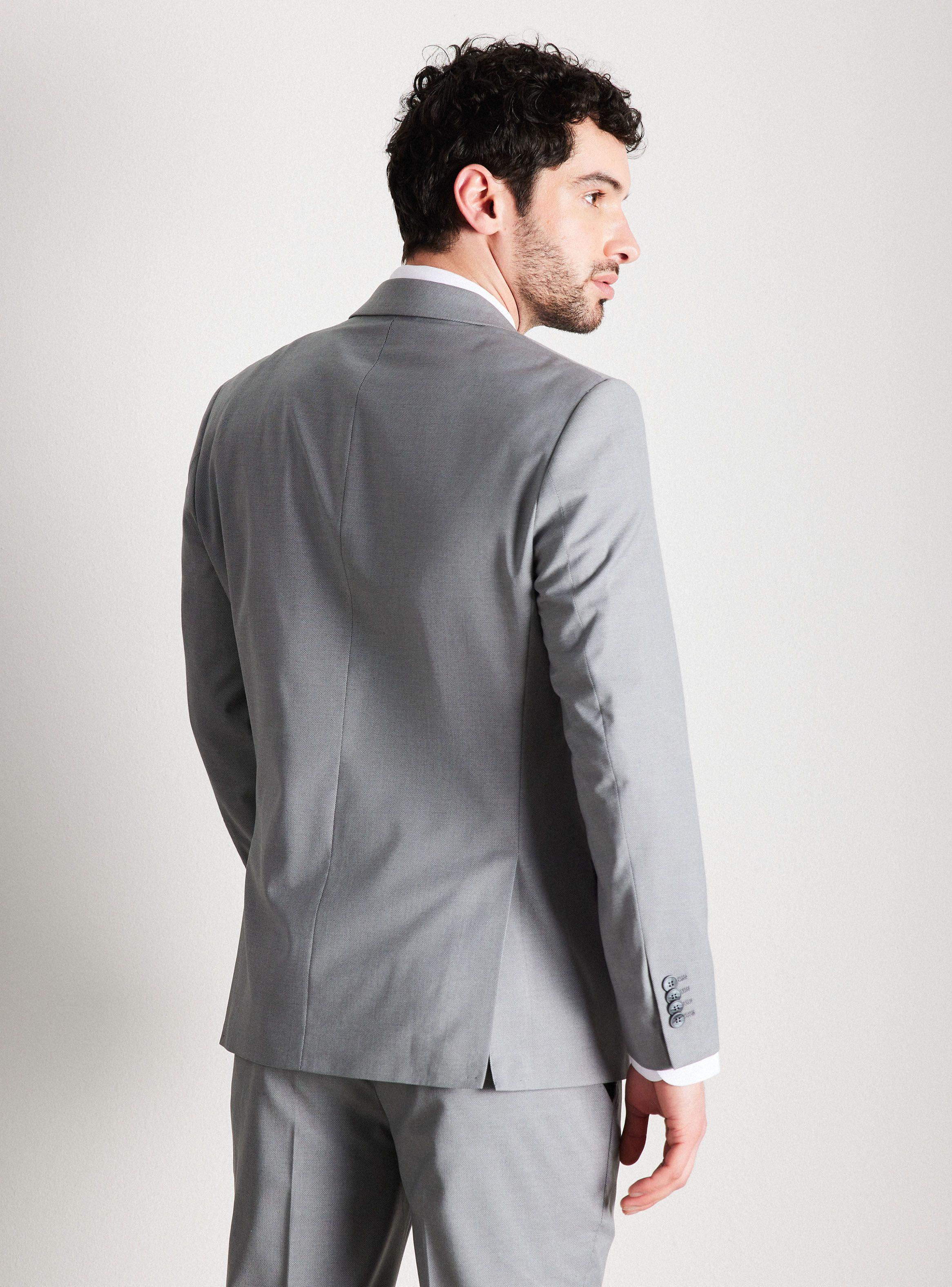 Traje Recto Texturado Slim Fit-1