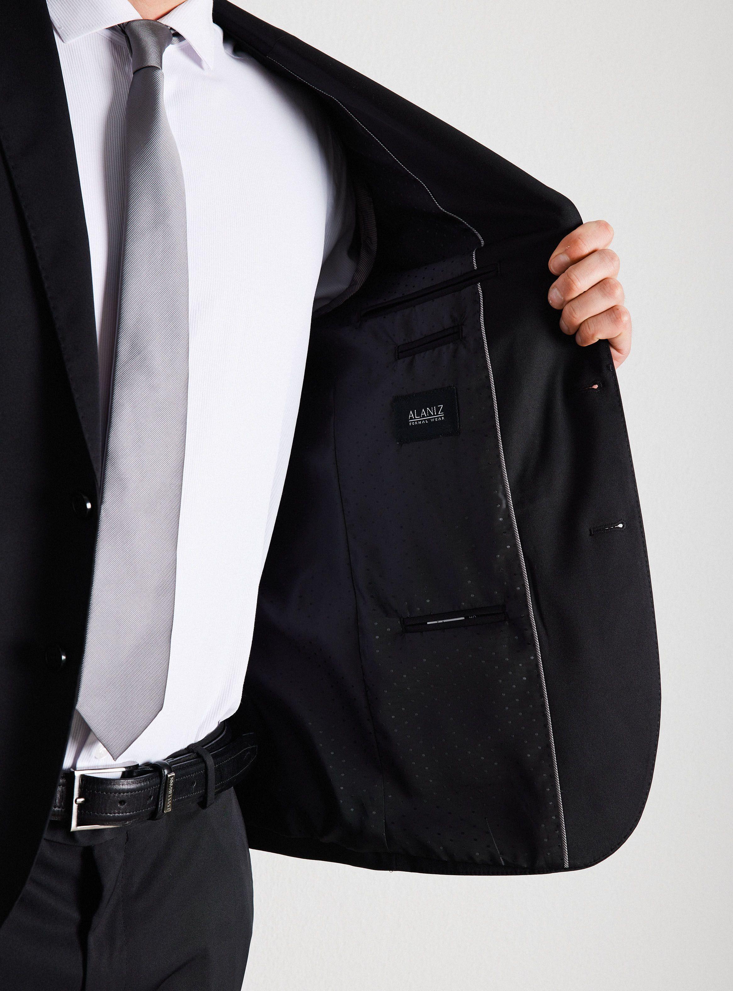 Traje Recto Slim Fit Liso-3
