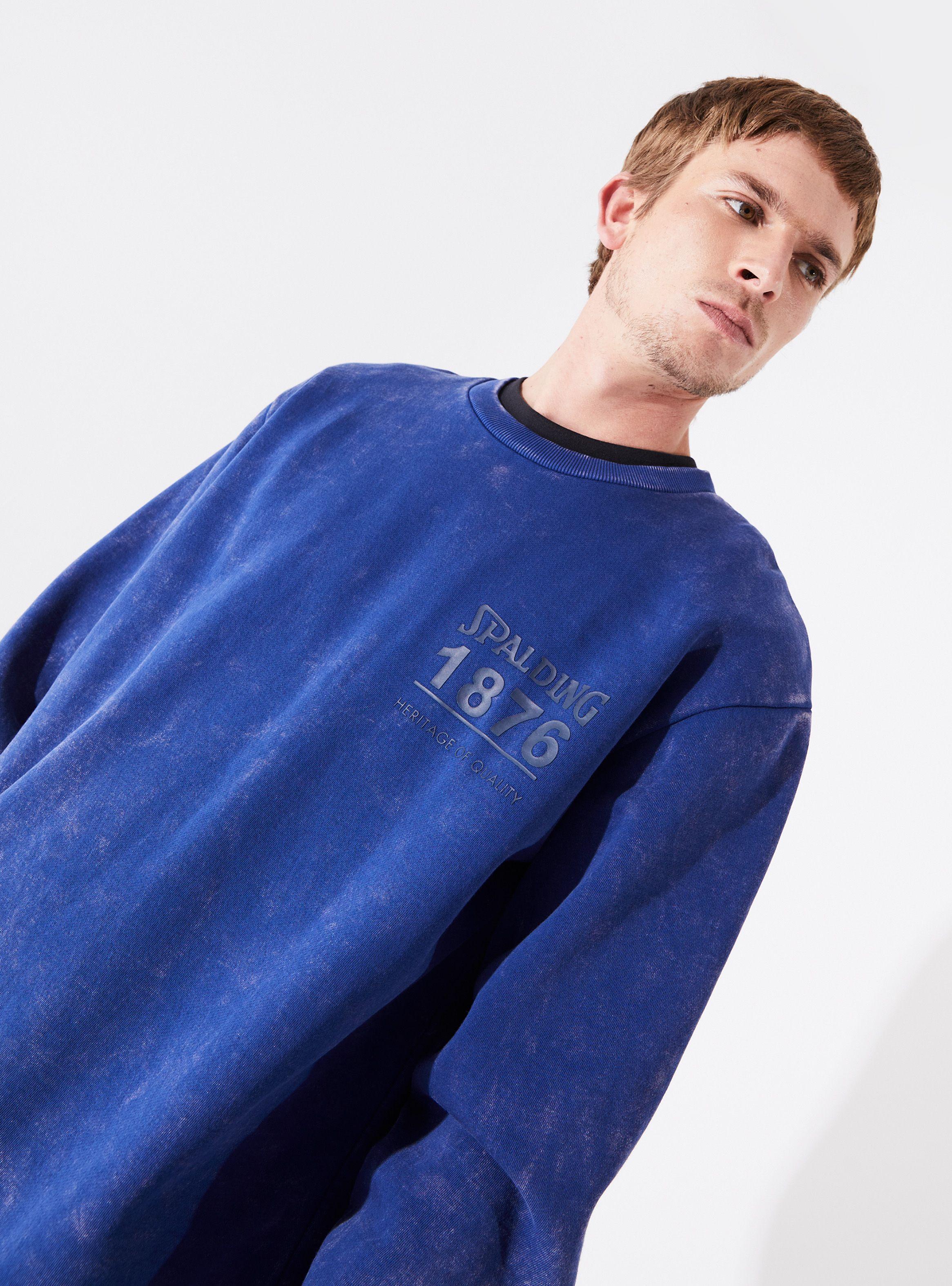 Polerón Crew Neck Acid Wash de Spalding