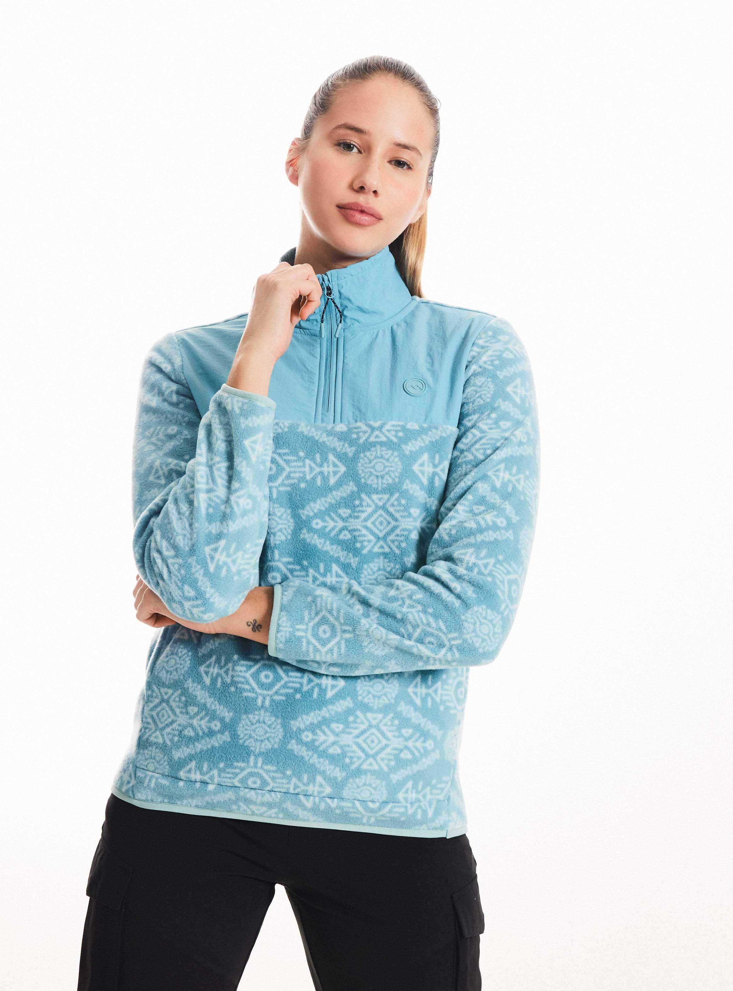 Polerón con Diseño y Cuello Alto Polar-0