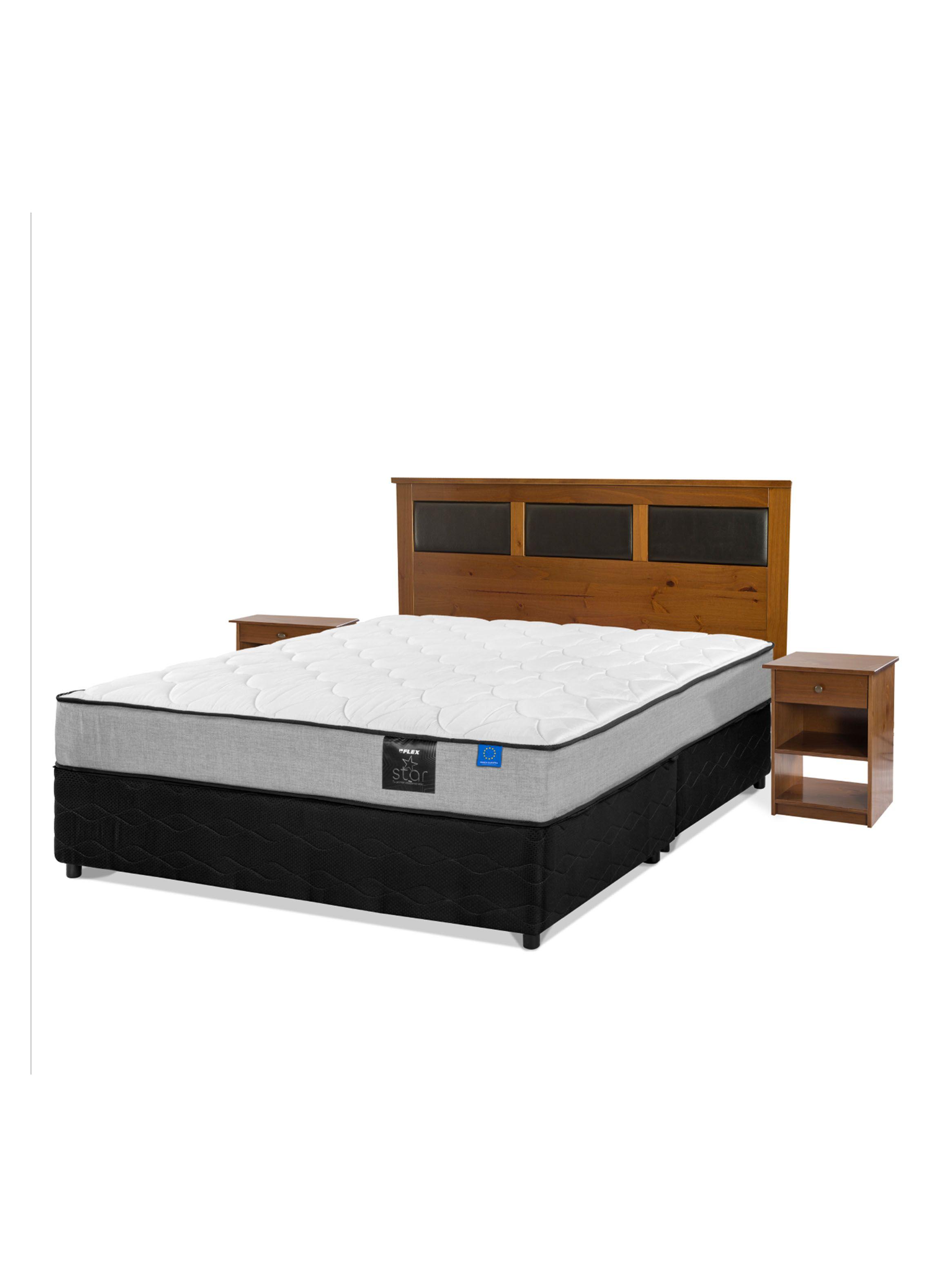 Cama Americana Star 2 plazas (150X190) BD Flex +Set Toscana-0