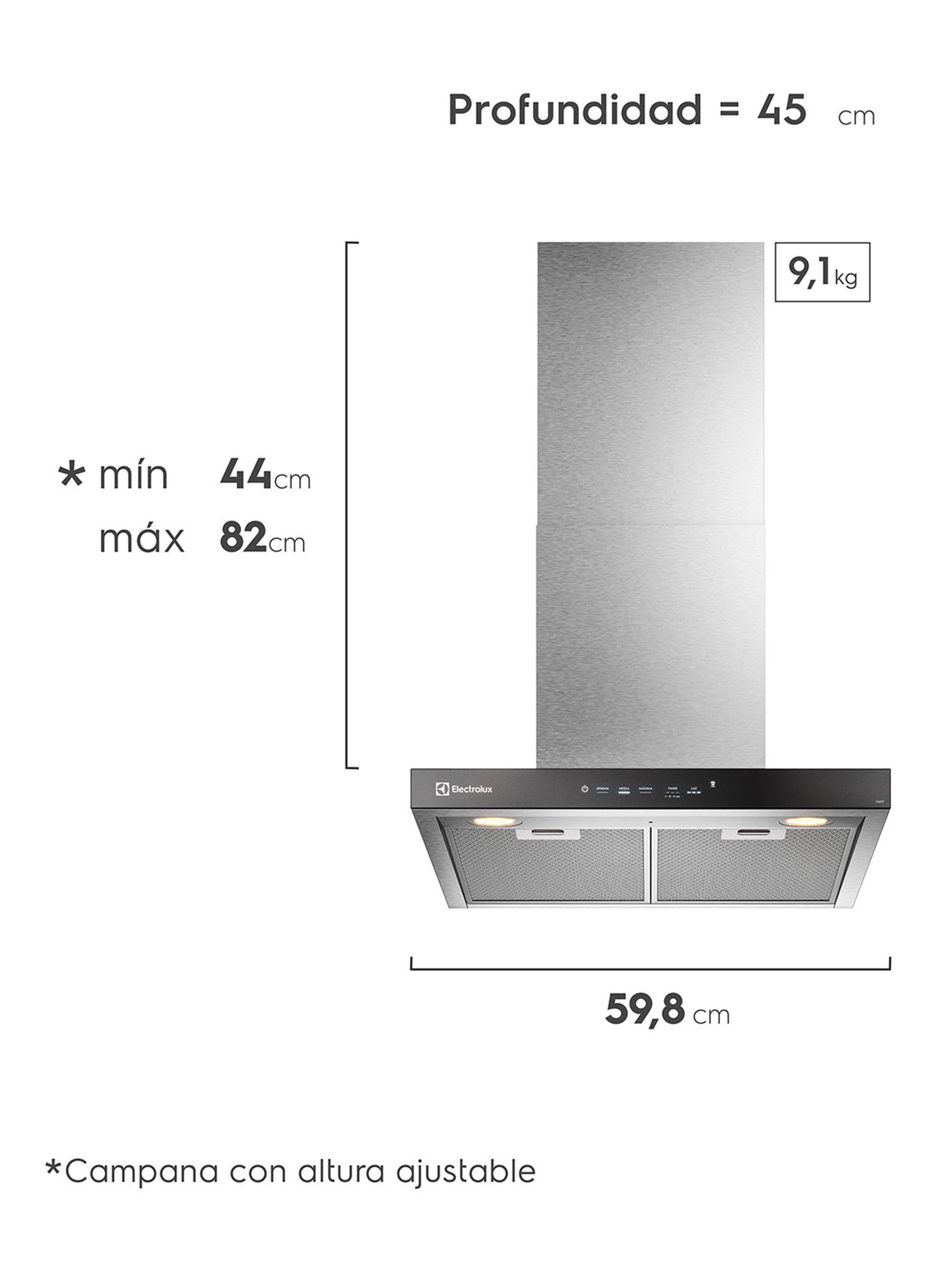 Campana Decorativa Pared CE6TF 59.8 cm-1