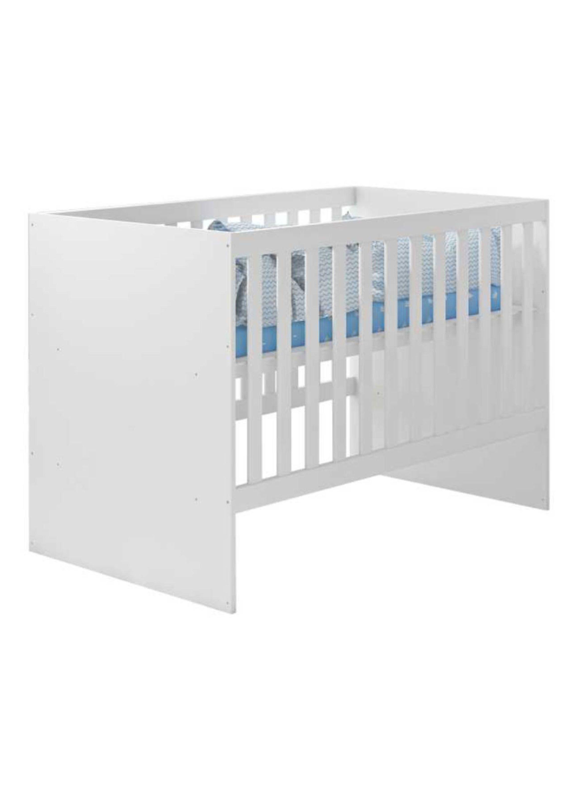 Cuna Blanca Gabi C/Baranda Ajustable-2