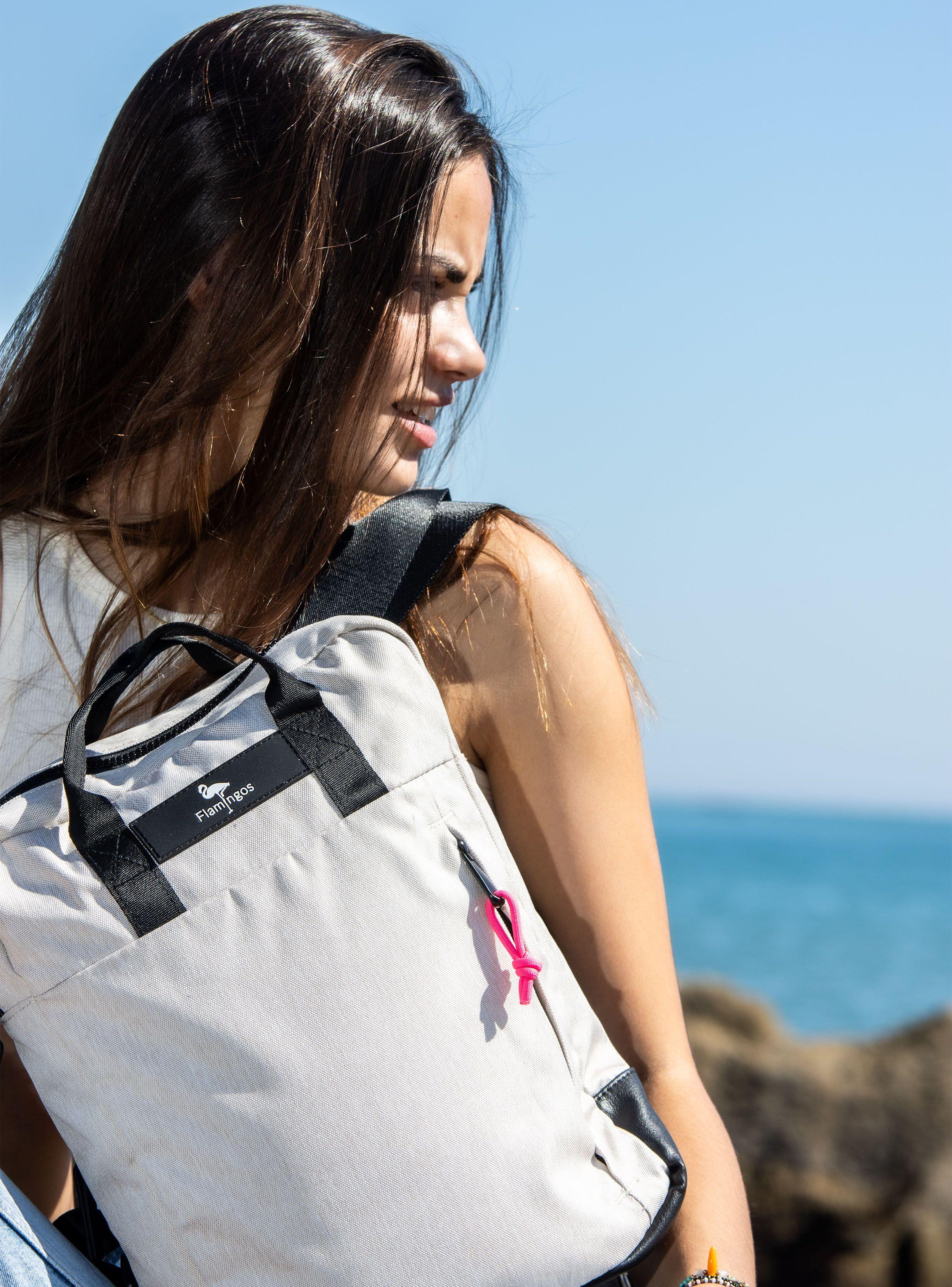 Mochila Notebook 7.5 Litros New Eagle S Beige-3