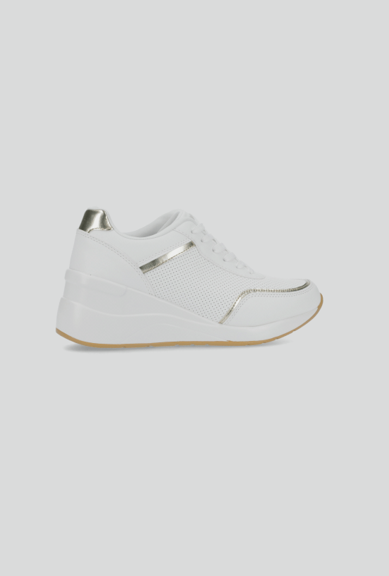 Zapatilla Urbana con Taco Cuña Mujer-4