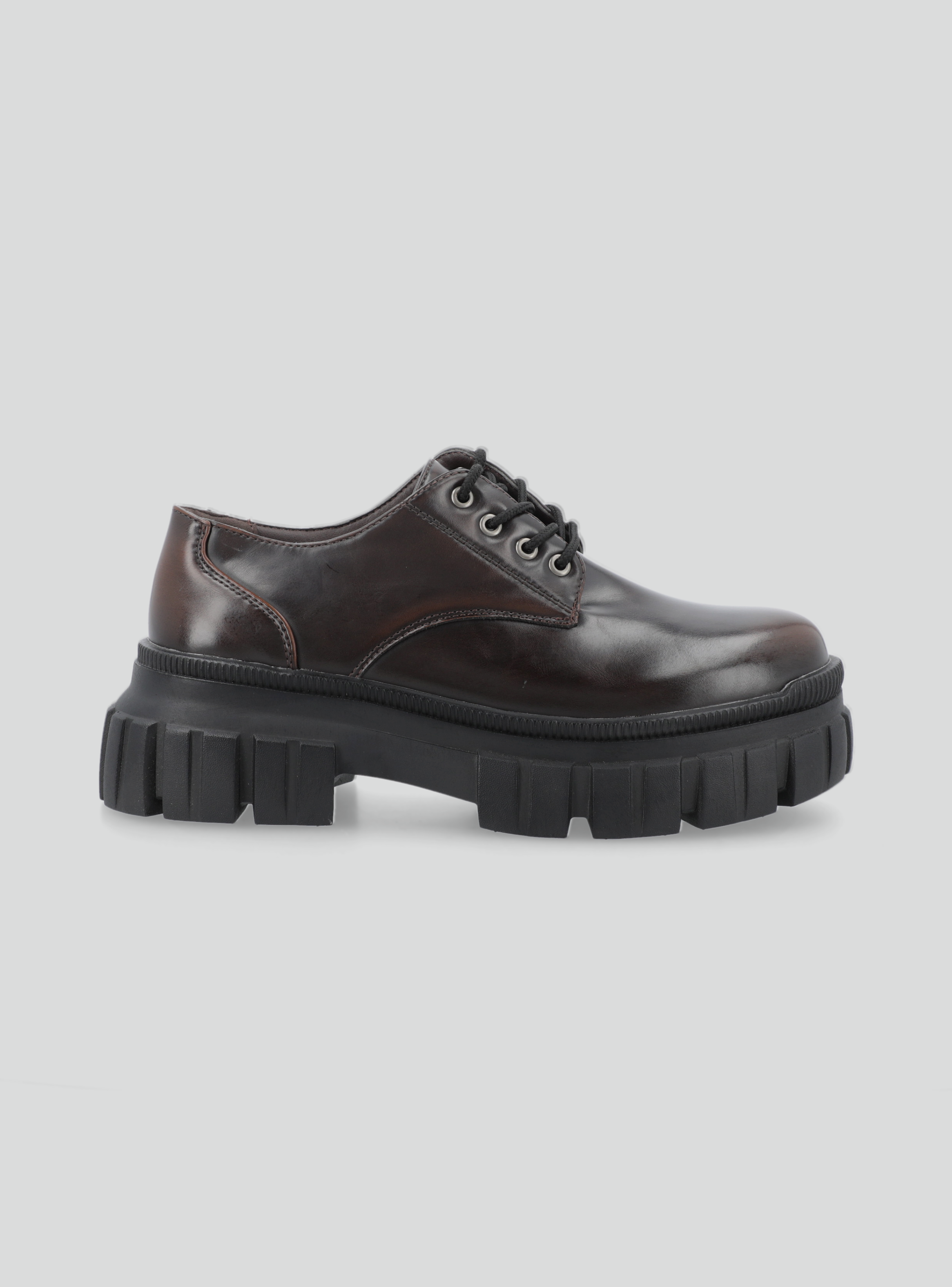 Zapato Casual Platorma Oxford Acordonado Mujer-1