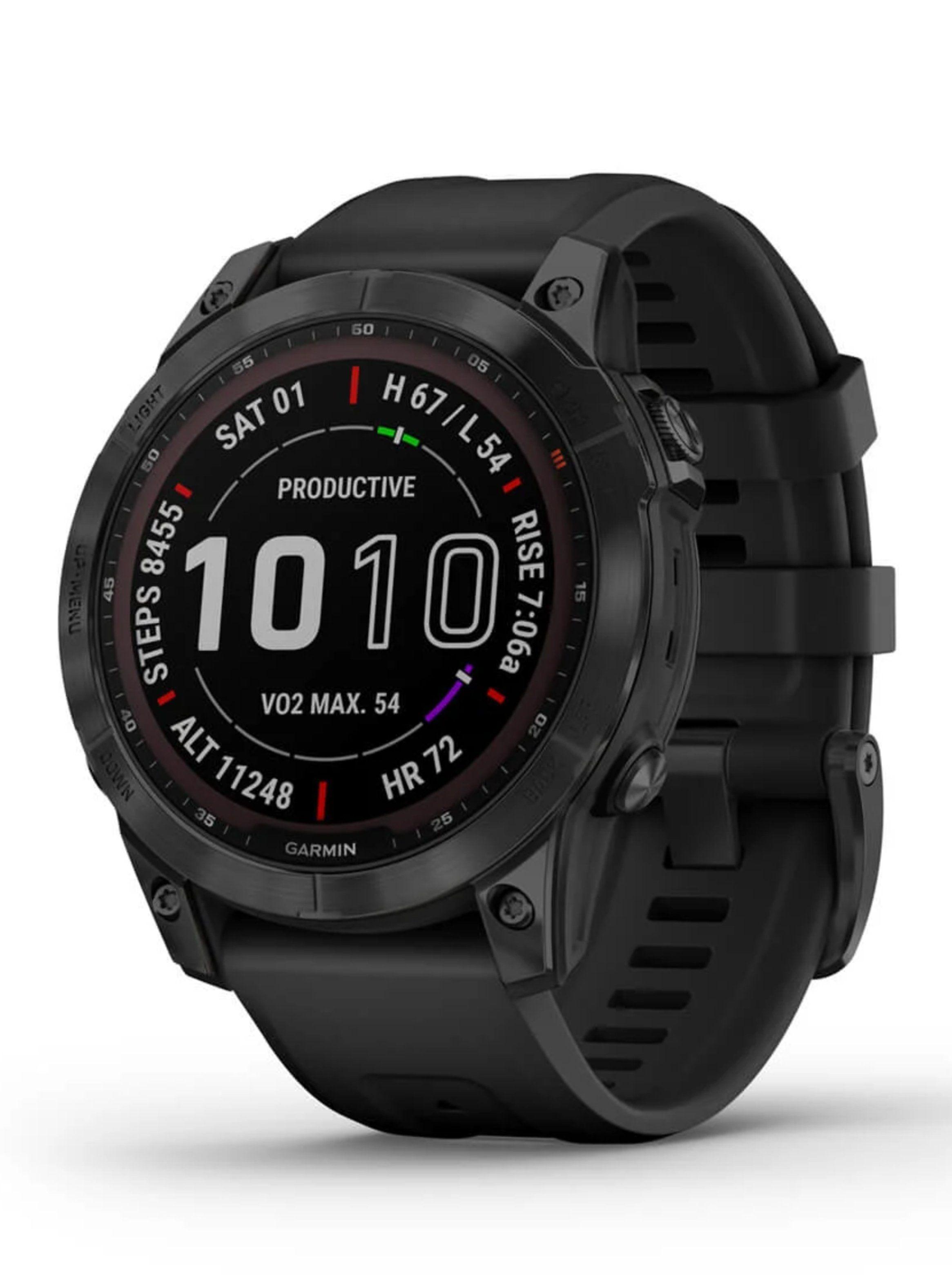 Smartwatch Fenix 7 Sapphire Solar Negro-0