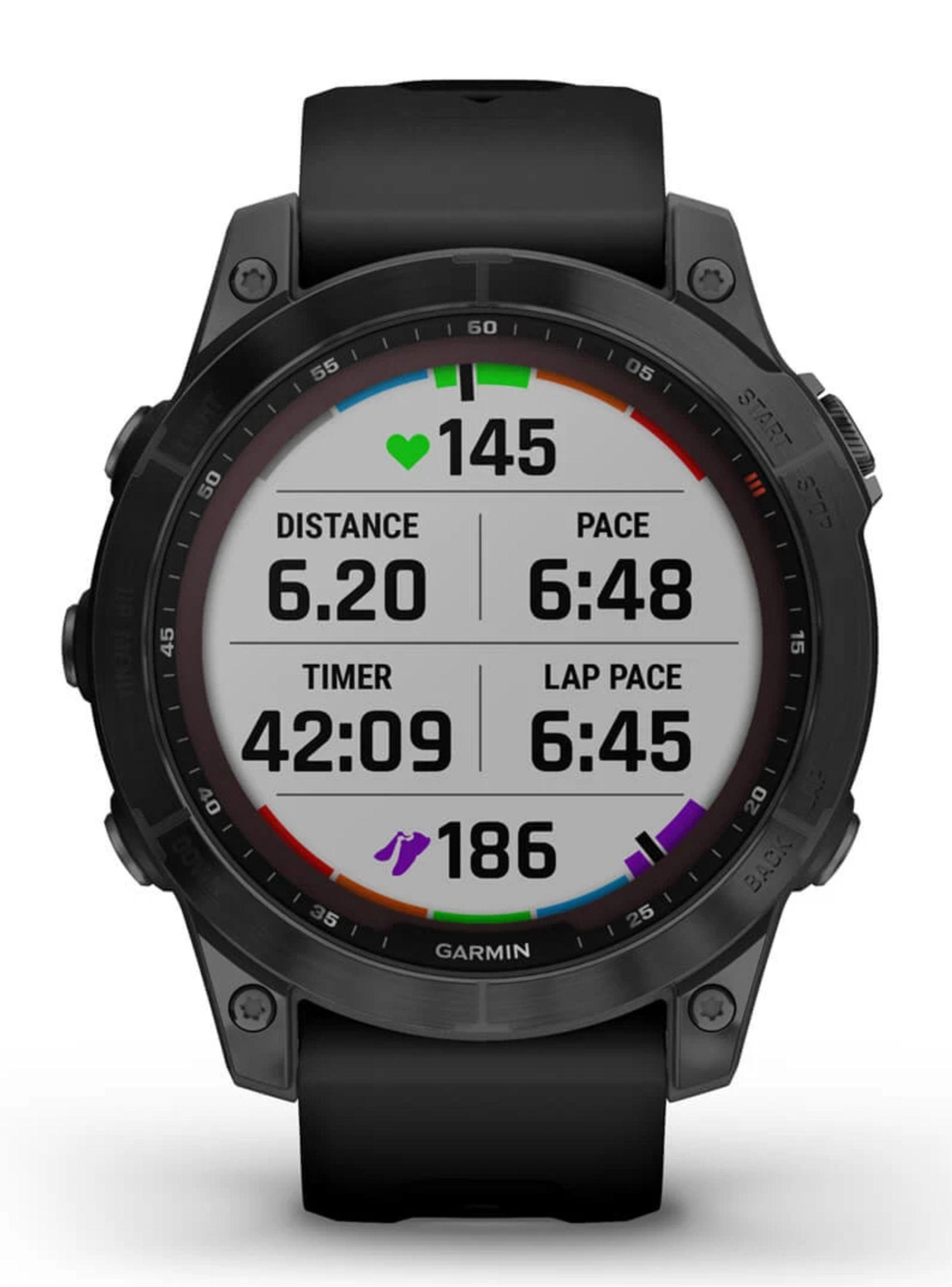 Smartwatch Fenix 7 Sapphire Solar Negro-5