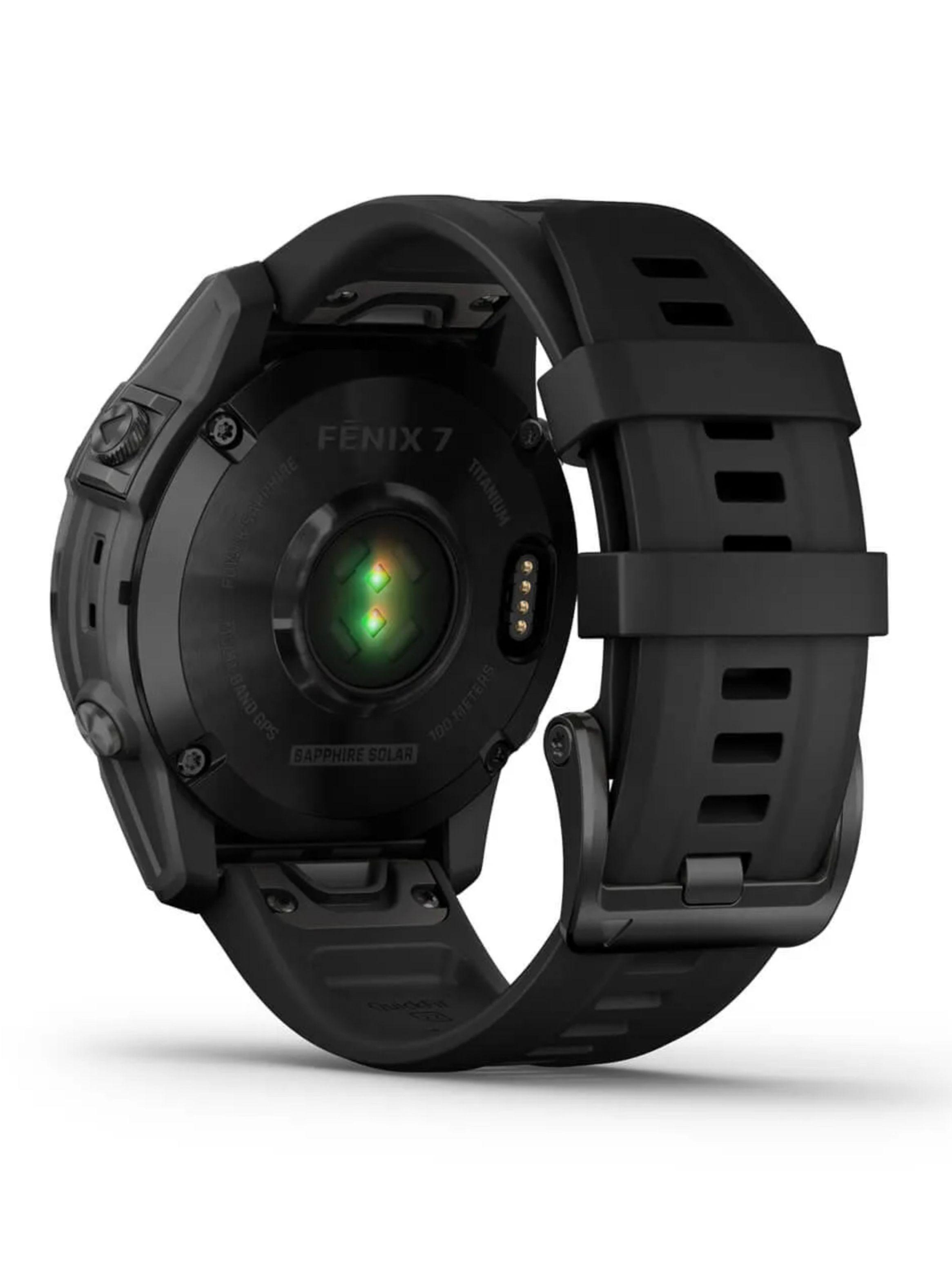 Smartwatch Fenix 7 Sapphire Solar Negro-1
