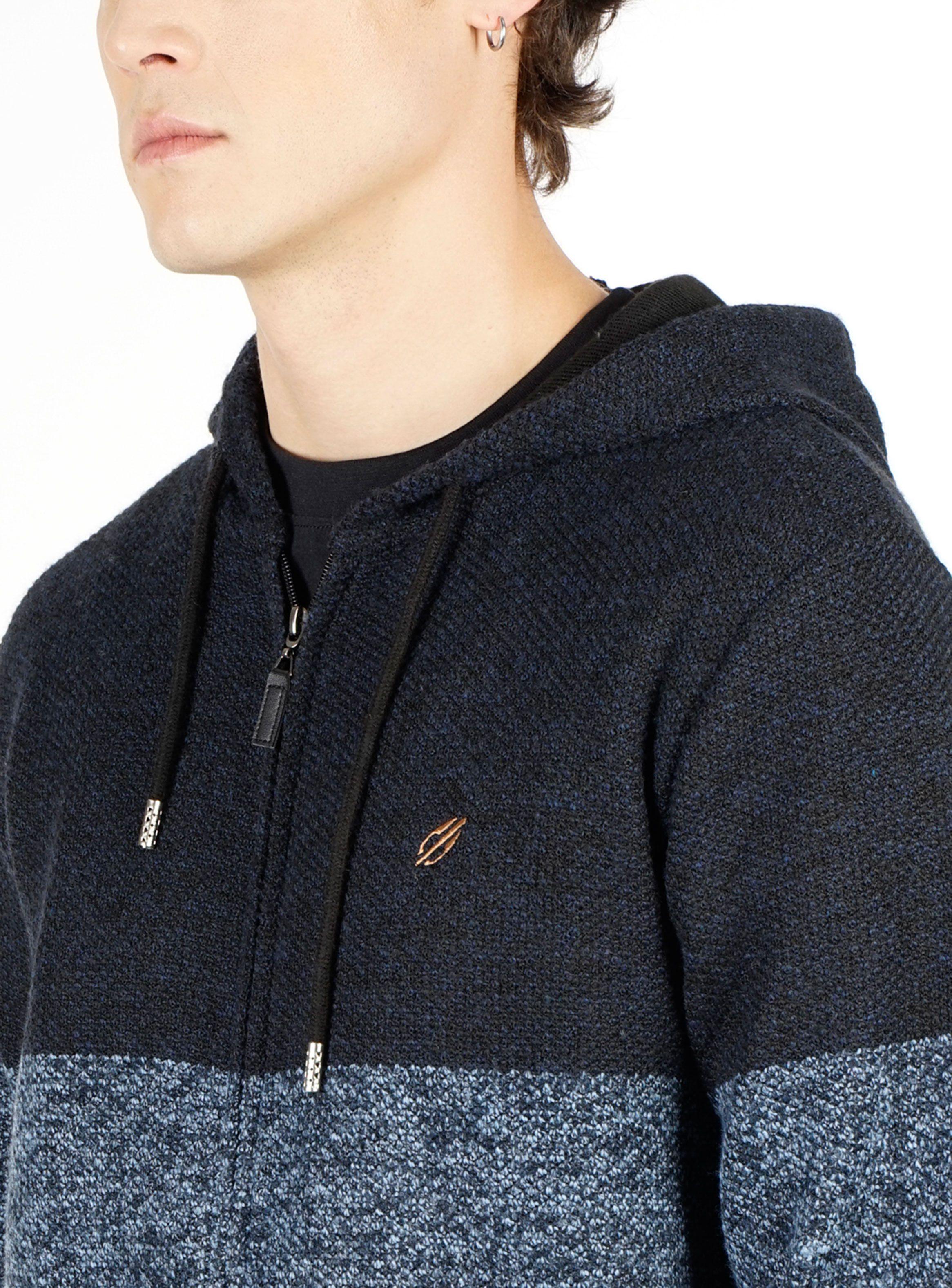 Sweater Full Zipper Hood And Pockets-2