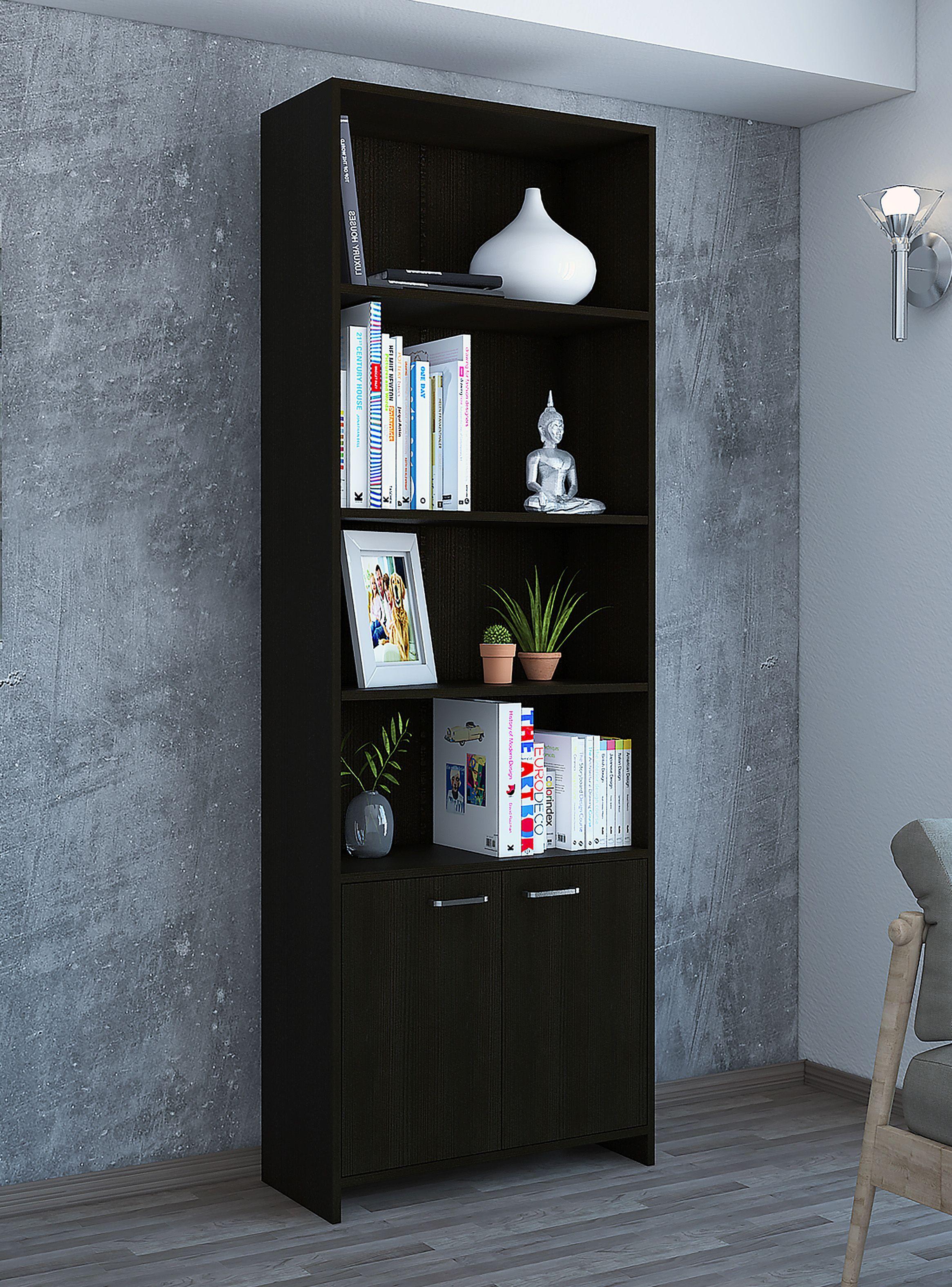 Biblioteca TuHome Lisa con Puerta Wengue-3