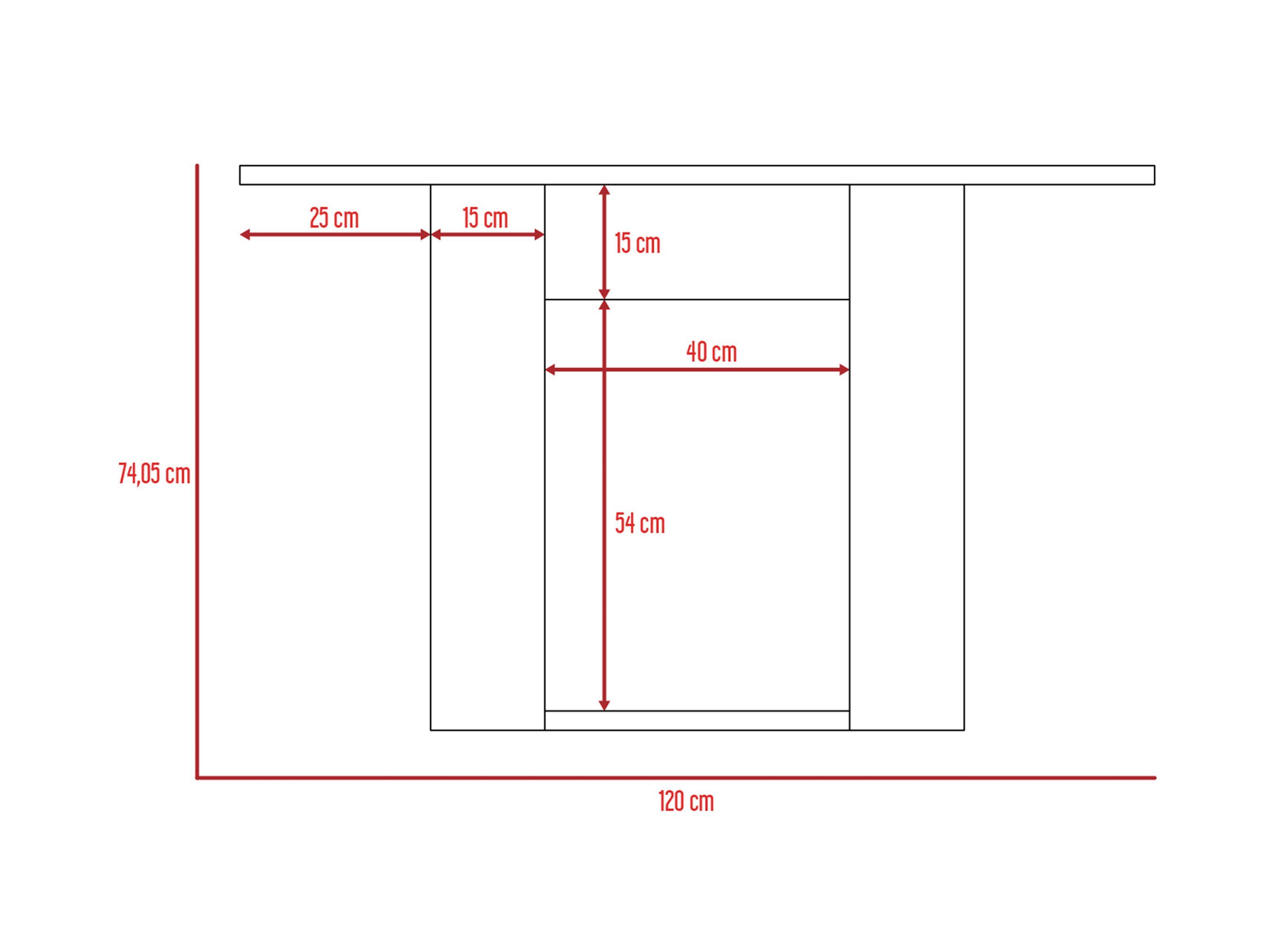 Mesa de Comedor Volterra Rectangular TuHome-5