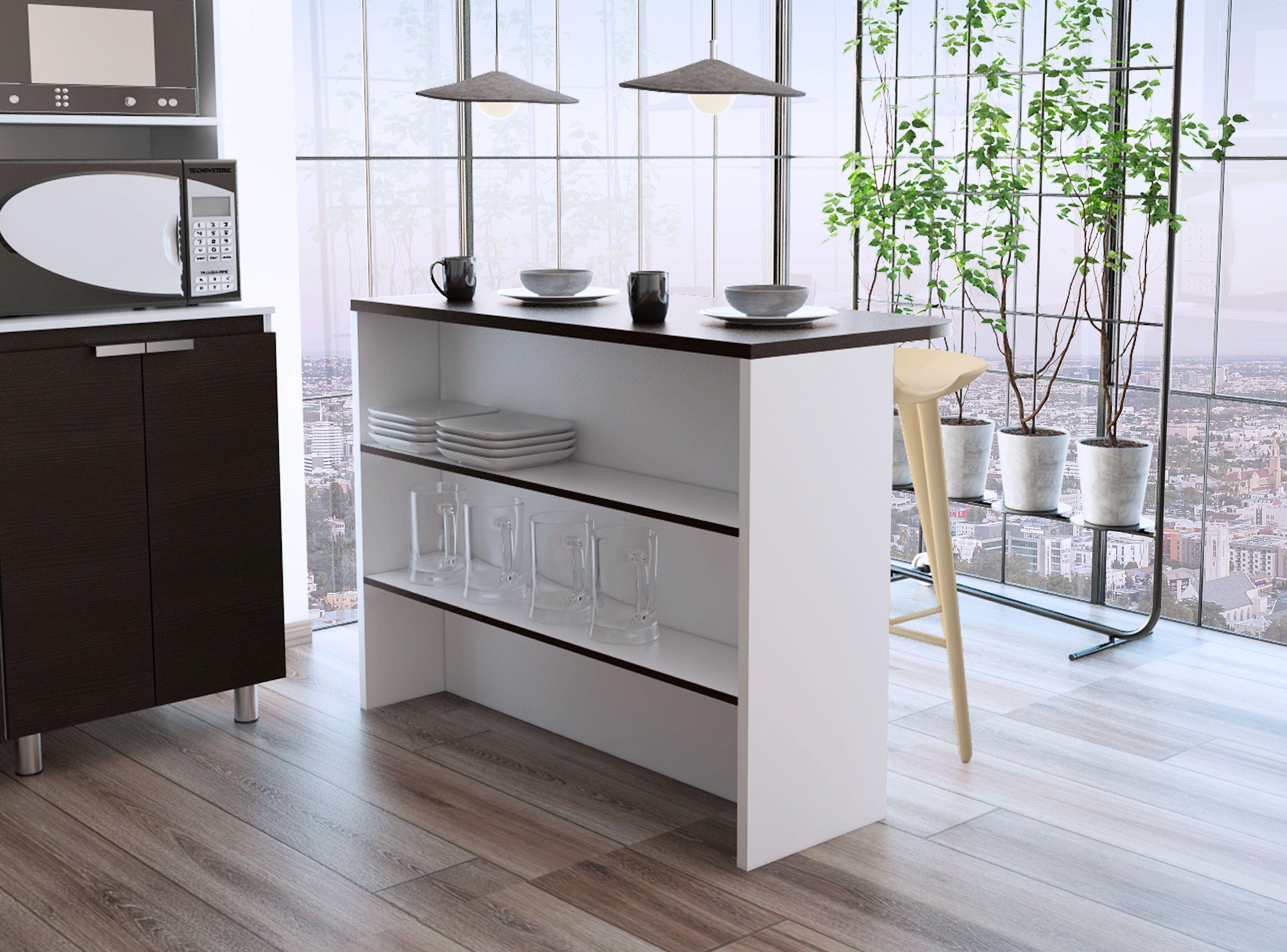 Barra TuHome Auxiliar de Cocina Fendi Wengue TuHome-5
