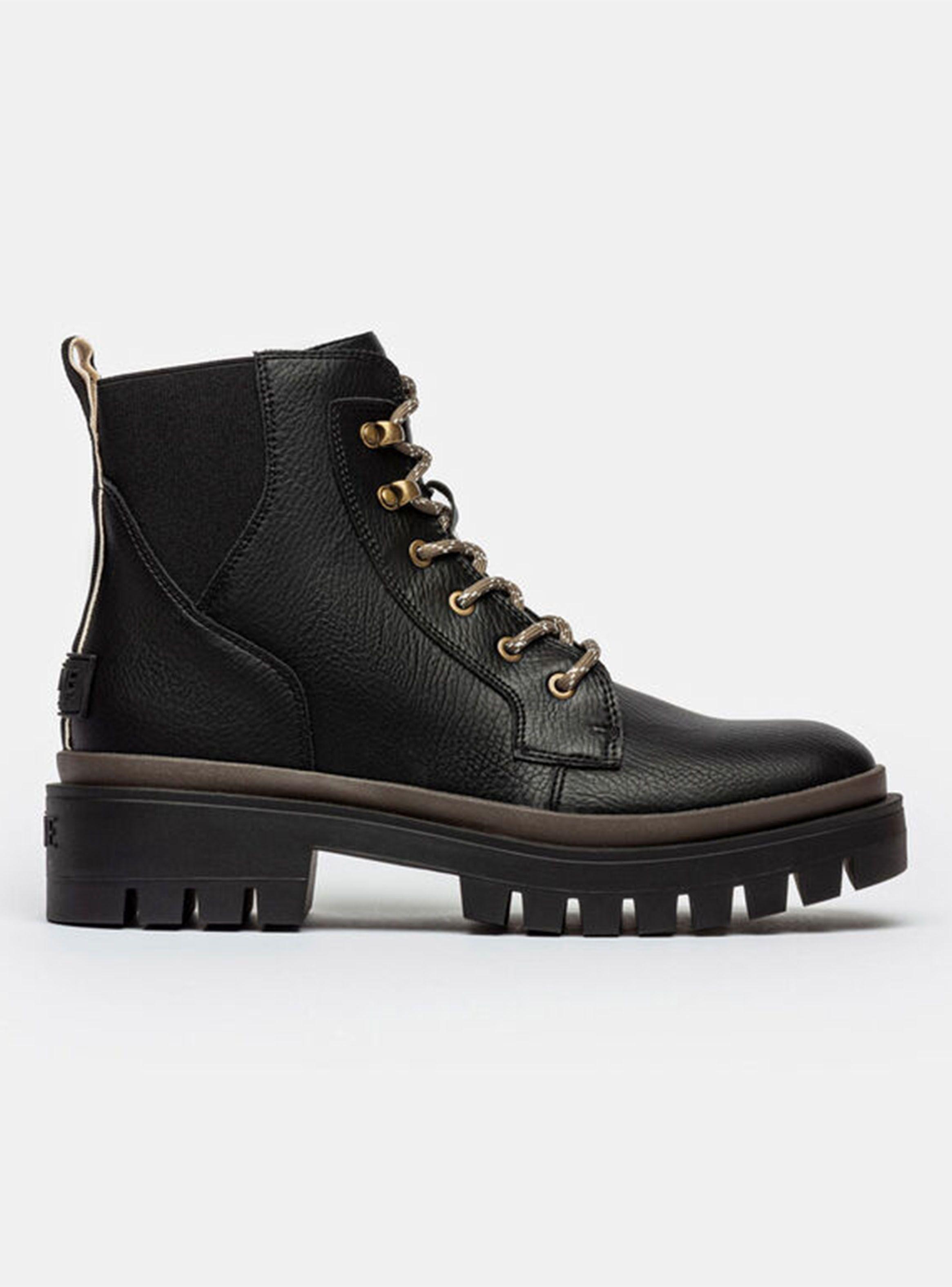 Botín Hill Efecto Cuero Mujer-0