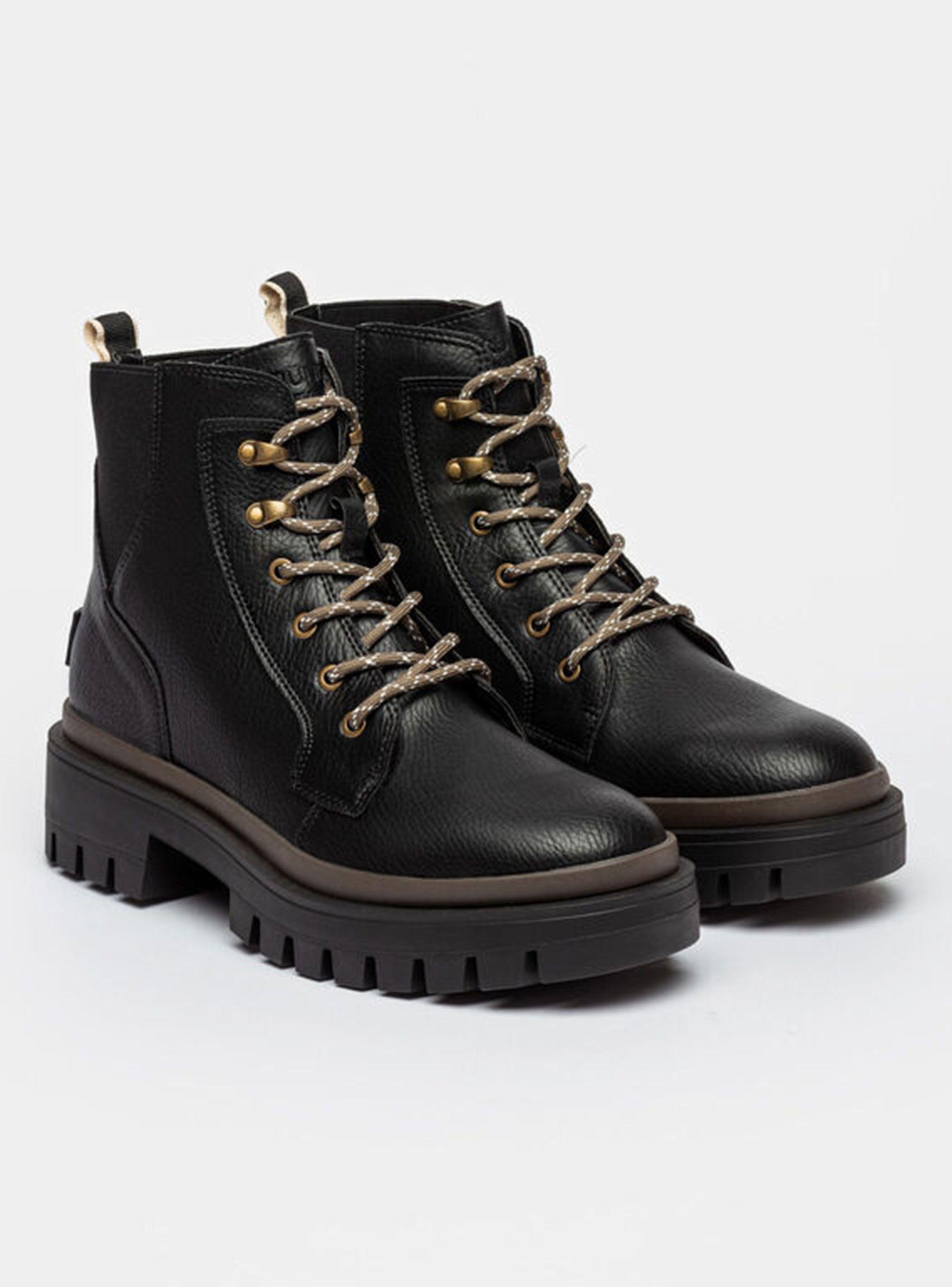 Botín Hill Efecto Cuero Mujer-1