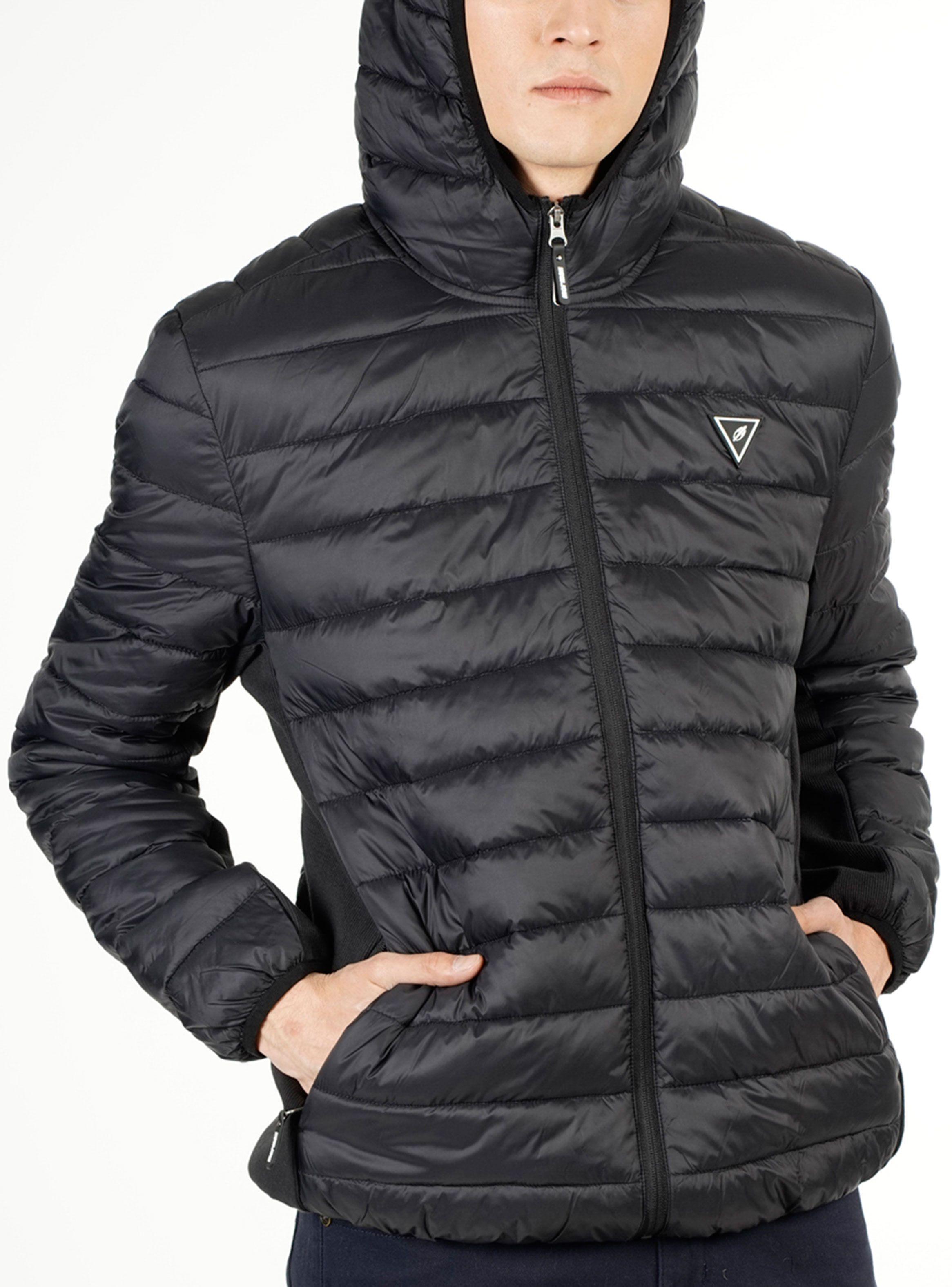 Parka Quilt Full Zipper Hood Side Knit-0