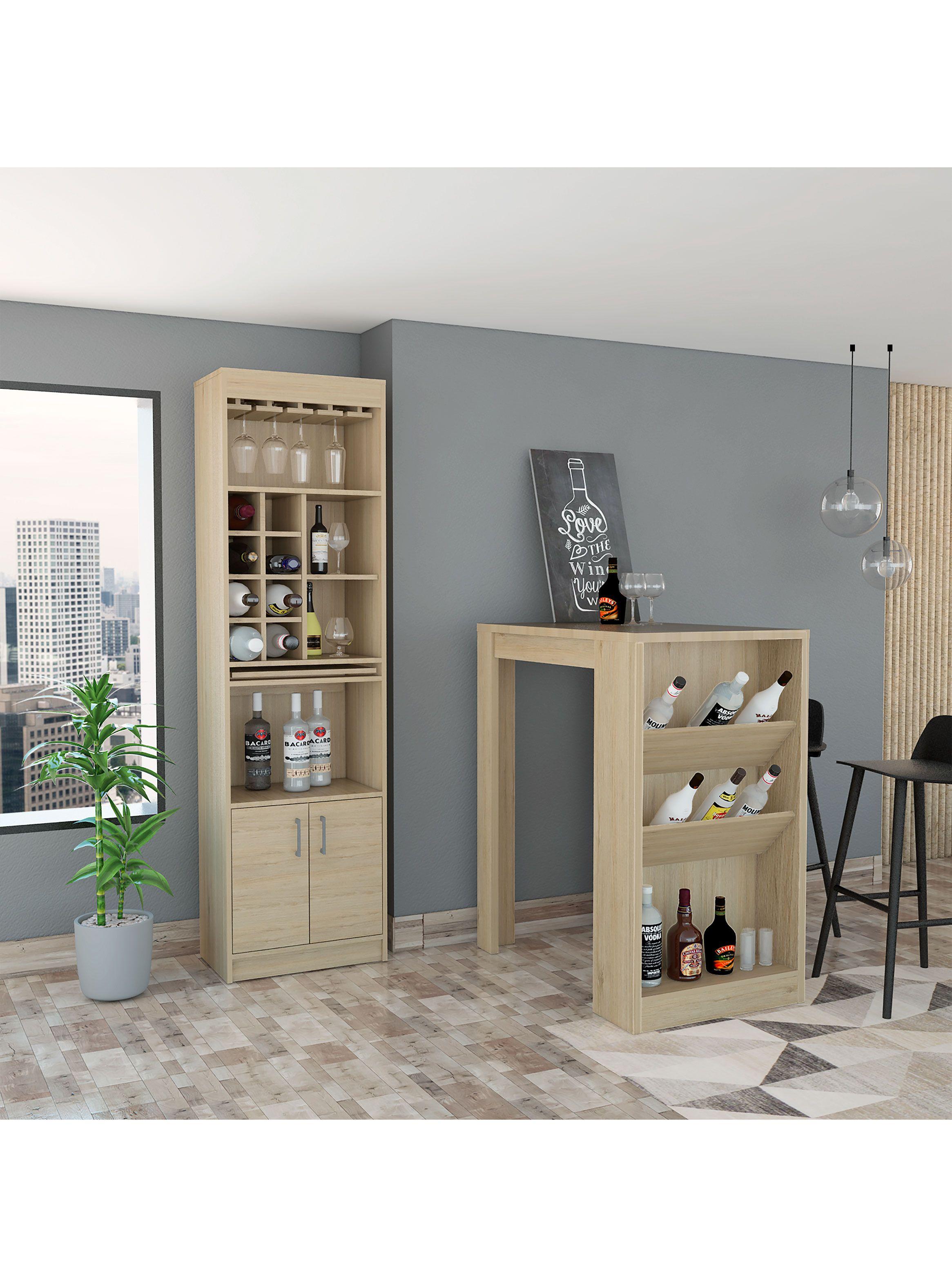 Bar + Mesa de Bar Syrah Rovere TuHome-4