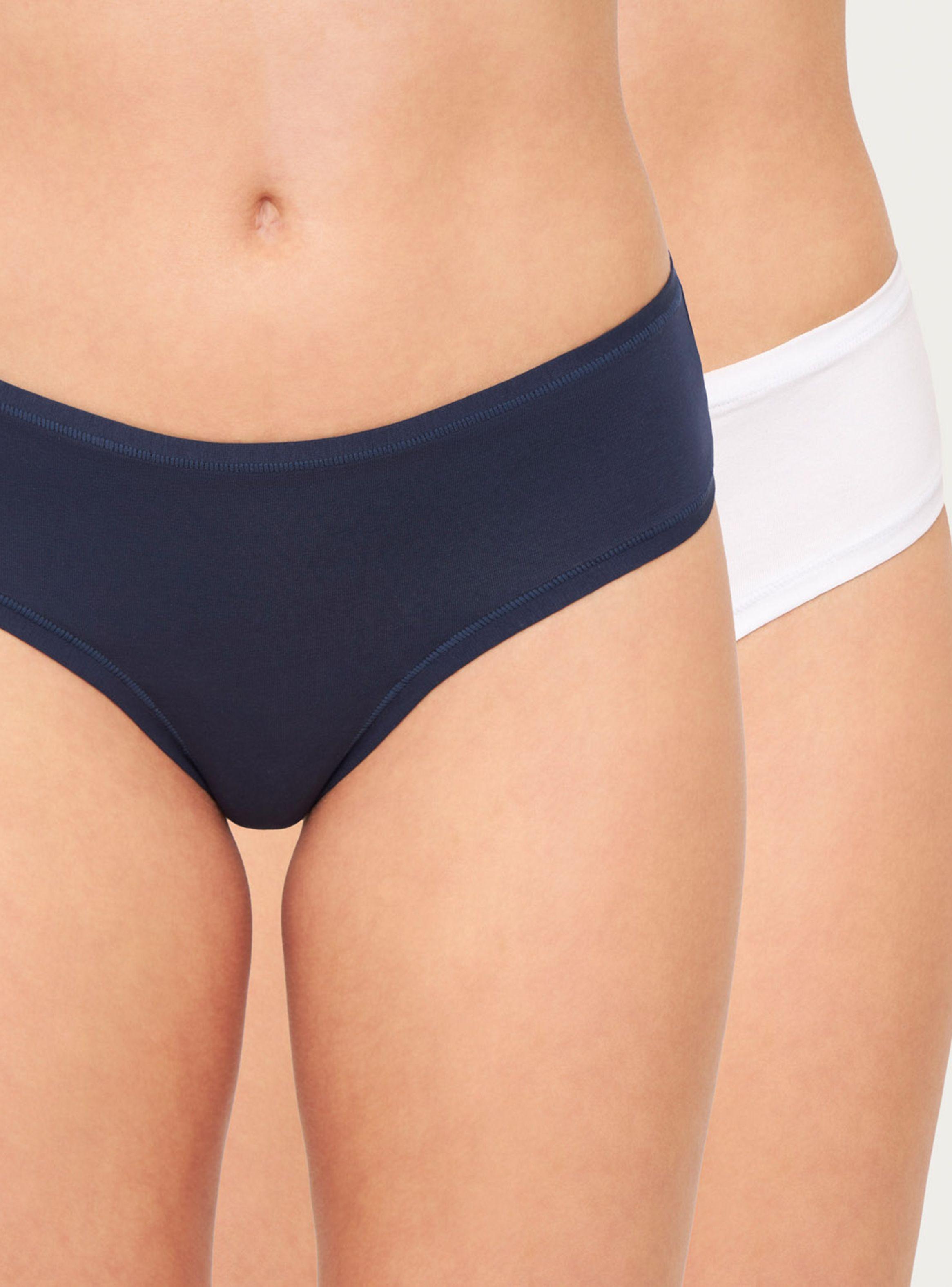 Pack 2 Culotte Dobladillo Tela Algodón Orgánico-0