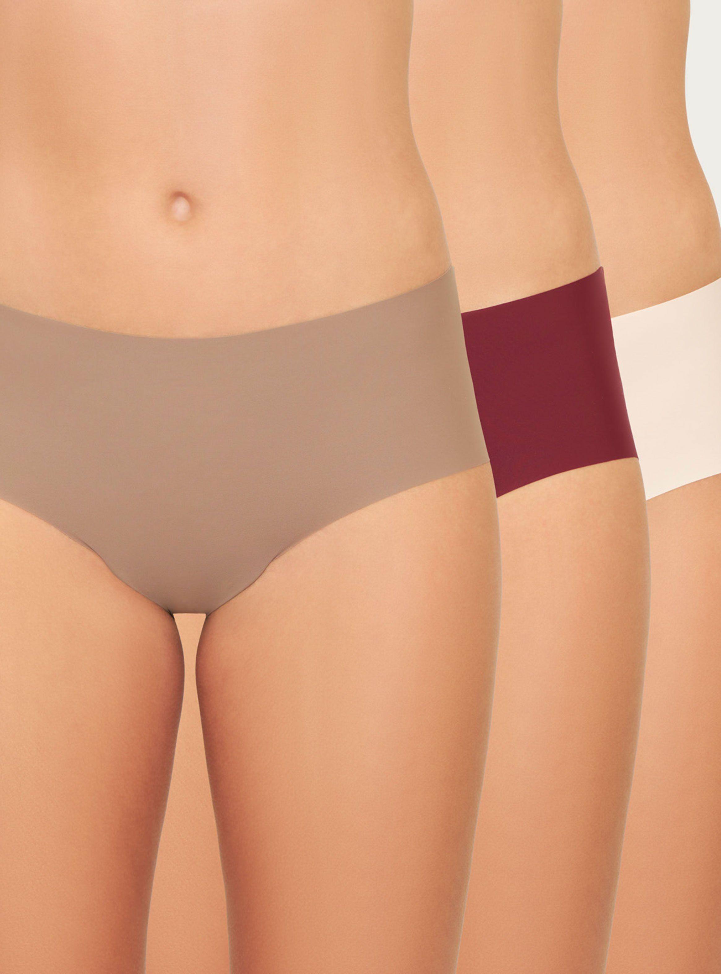 Pack 3 Pantaleta Microfibra Corte Láser-0