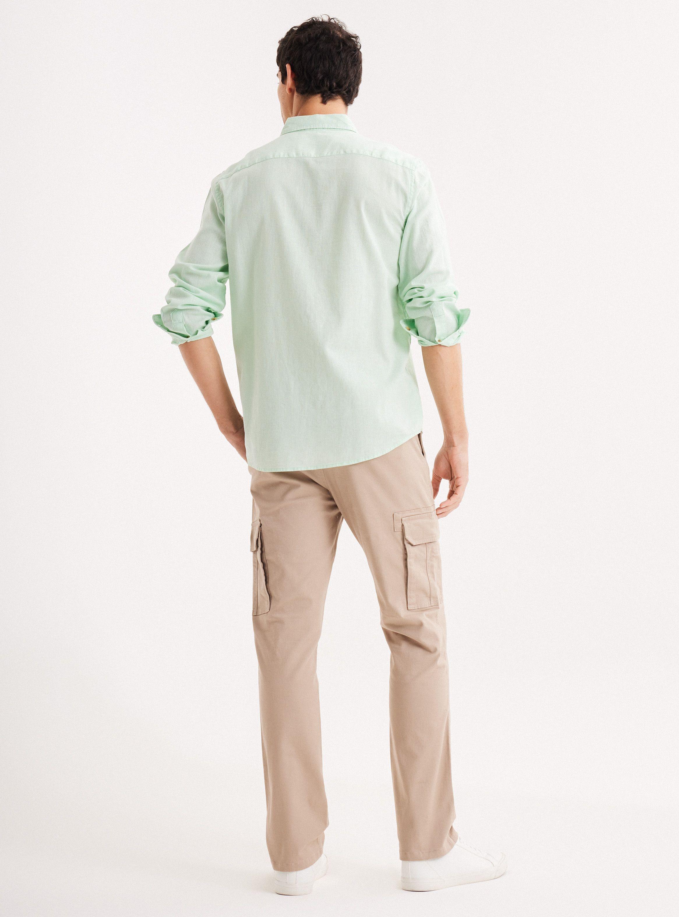 Pantalón Cargo con Elastano Algodón-5