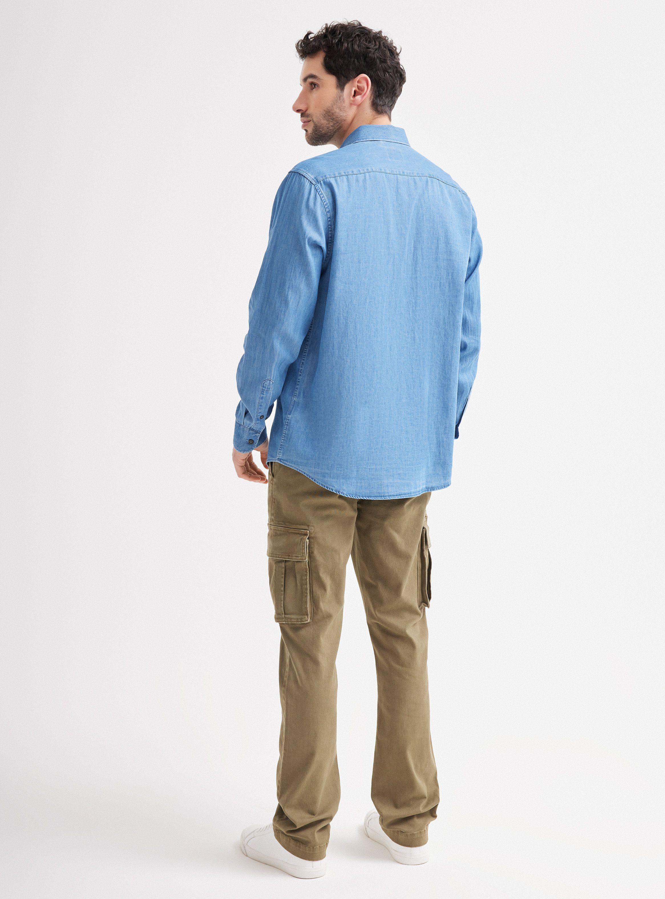 Camisa de Vestir ML Denim-5