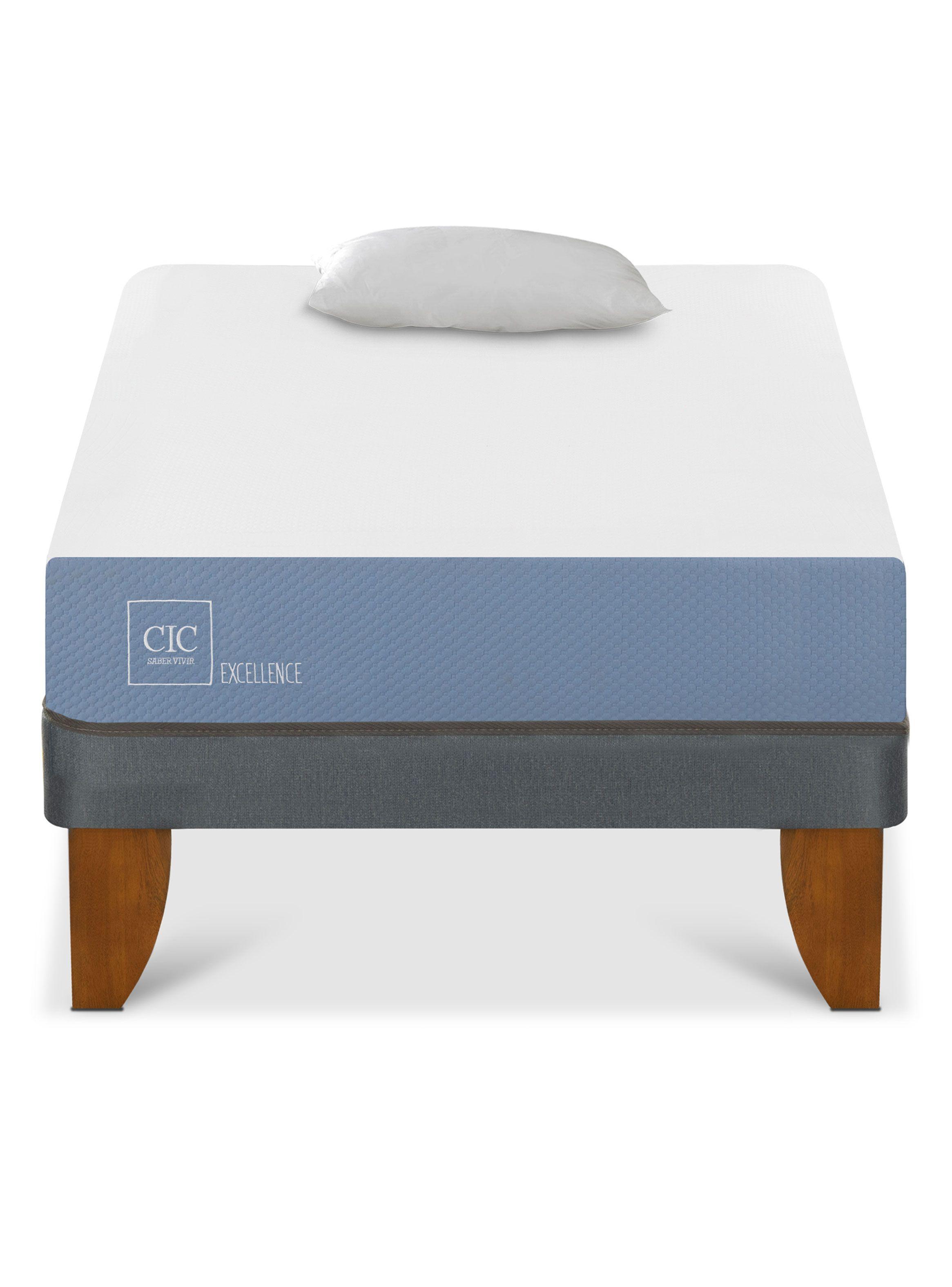 Cama Europea Excellence 1.5 Plazas + Almohada-2