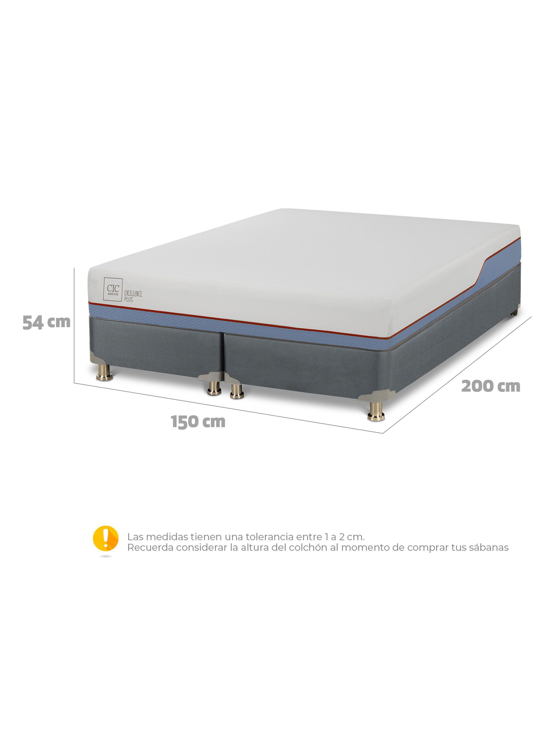 Box Americano 2 Plazas Base Dividida Excellence Plus-1