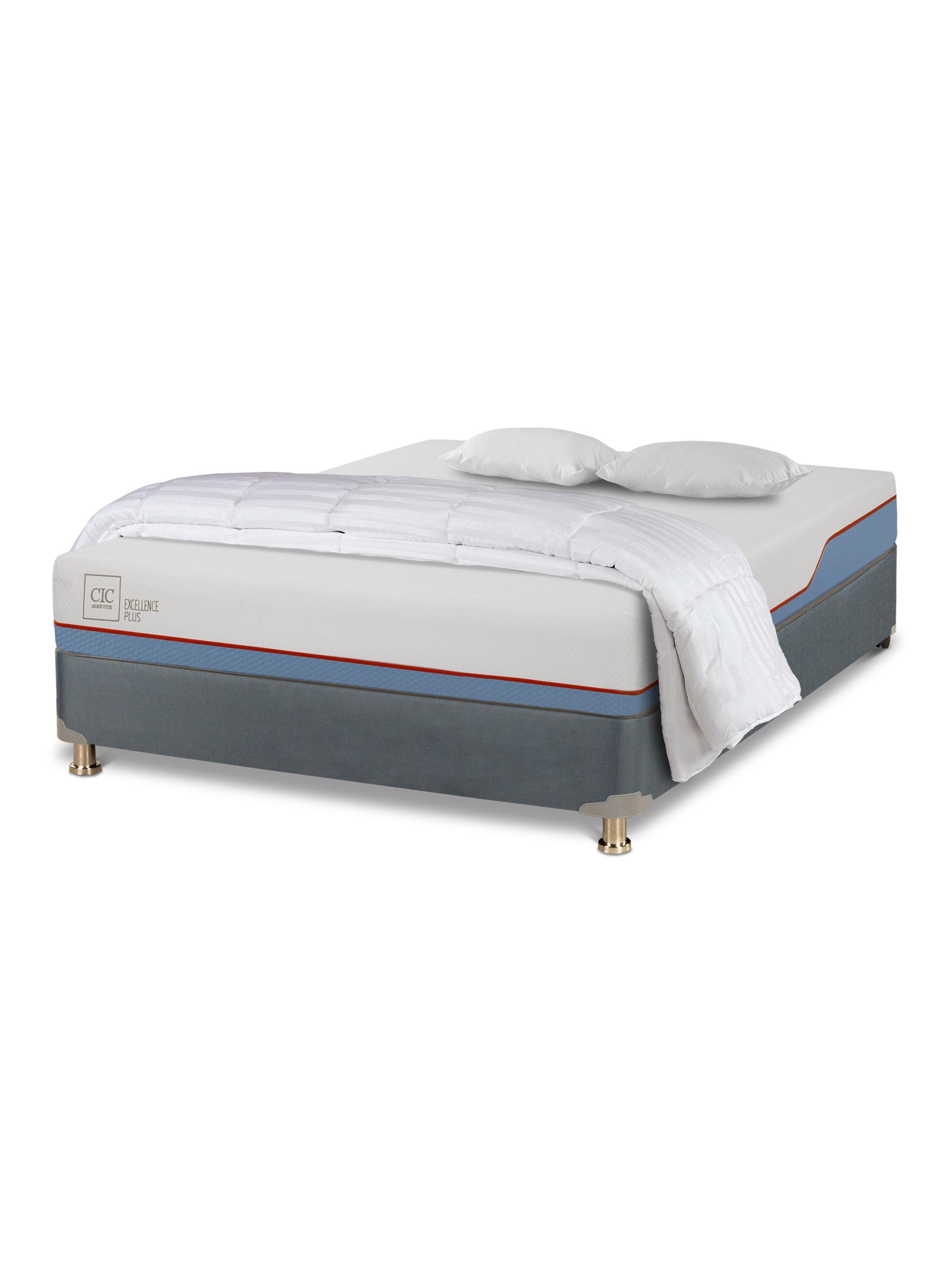 Box Americano 2 Plazas Excellence Plus + Textil-0