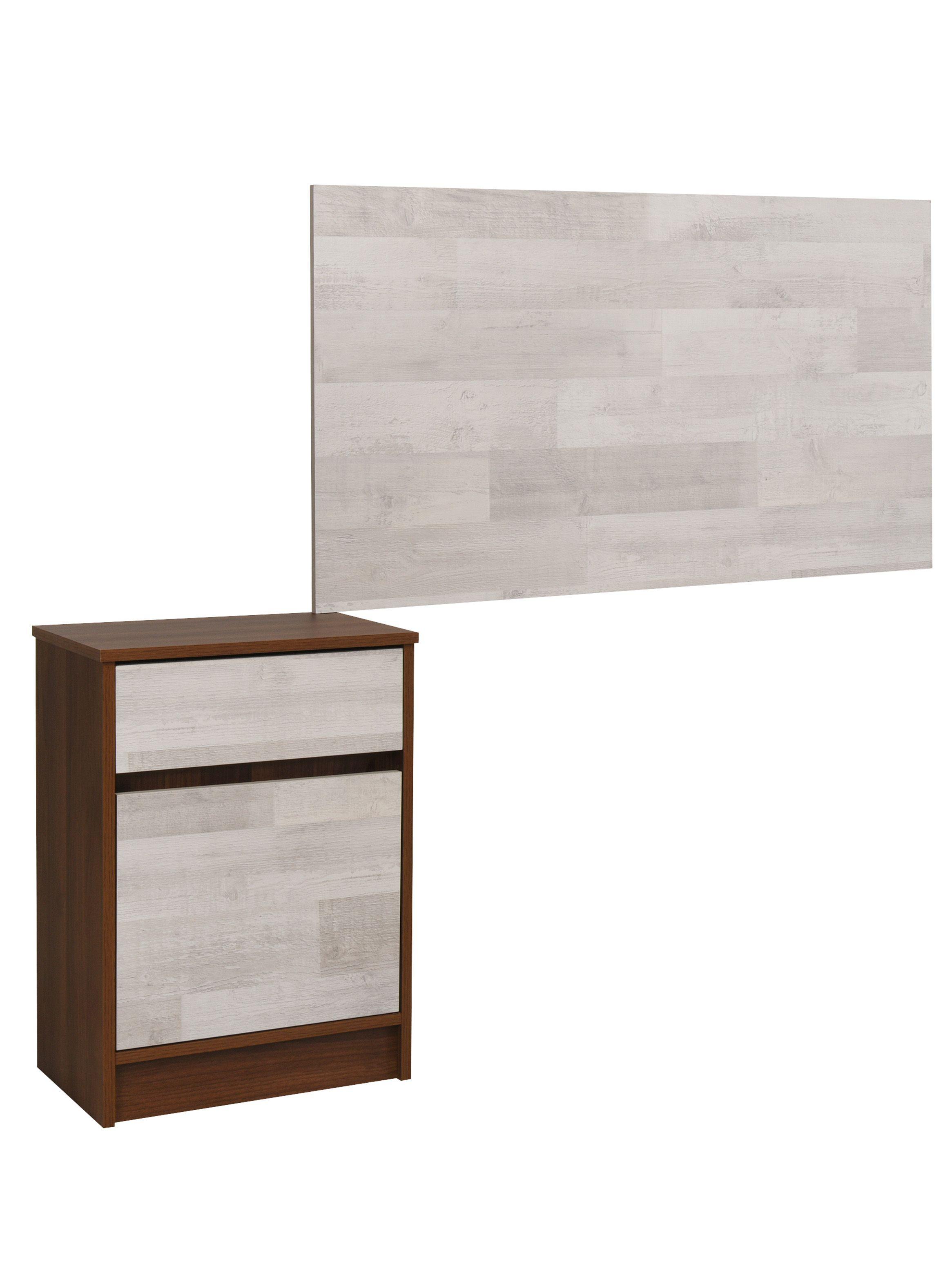 Set Muebles Legno Respaldo Single + Velador-2